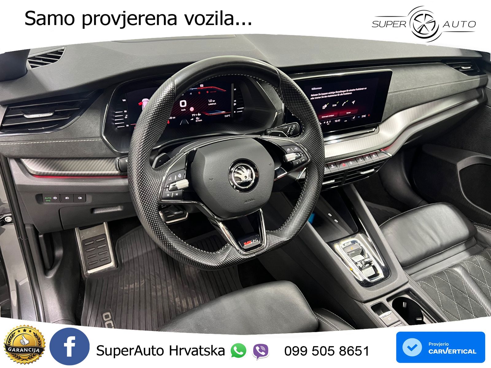 Škoda Octavia Combi RS 2.0 TDI (200 KS) 4x4 DSG LED+GR SJED+ACC