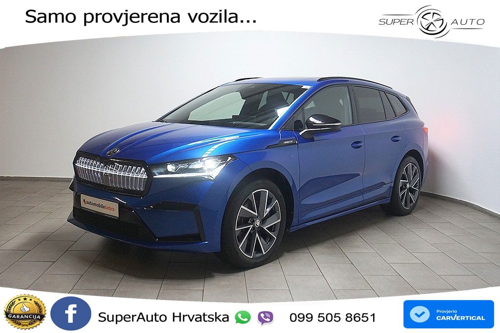 Škoda Enyaq iV 80x 82 kWh (265 KS) AWD LED+GR SJED+ACC