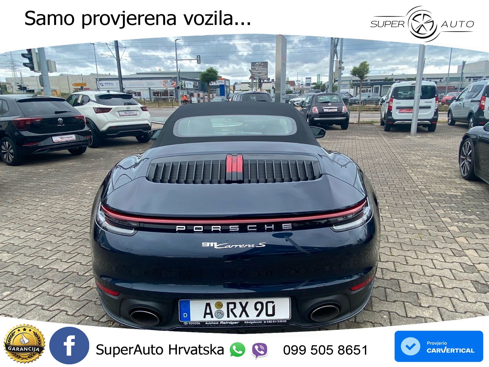 Porsche 911 Carrera S Cabriolet 3.0 (450 KS) PDK LED+GR SJED+ACC