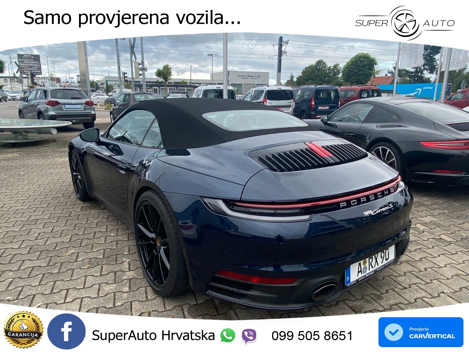 Porsche 911 Carrera S Cabriolet 3.0 (450 KS) PDK LED+GR SJED+ACC