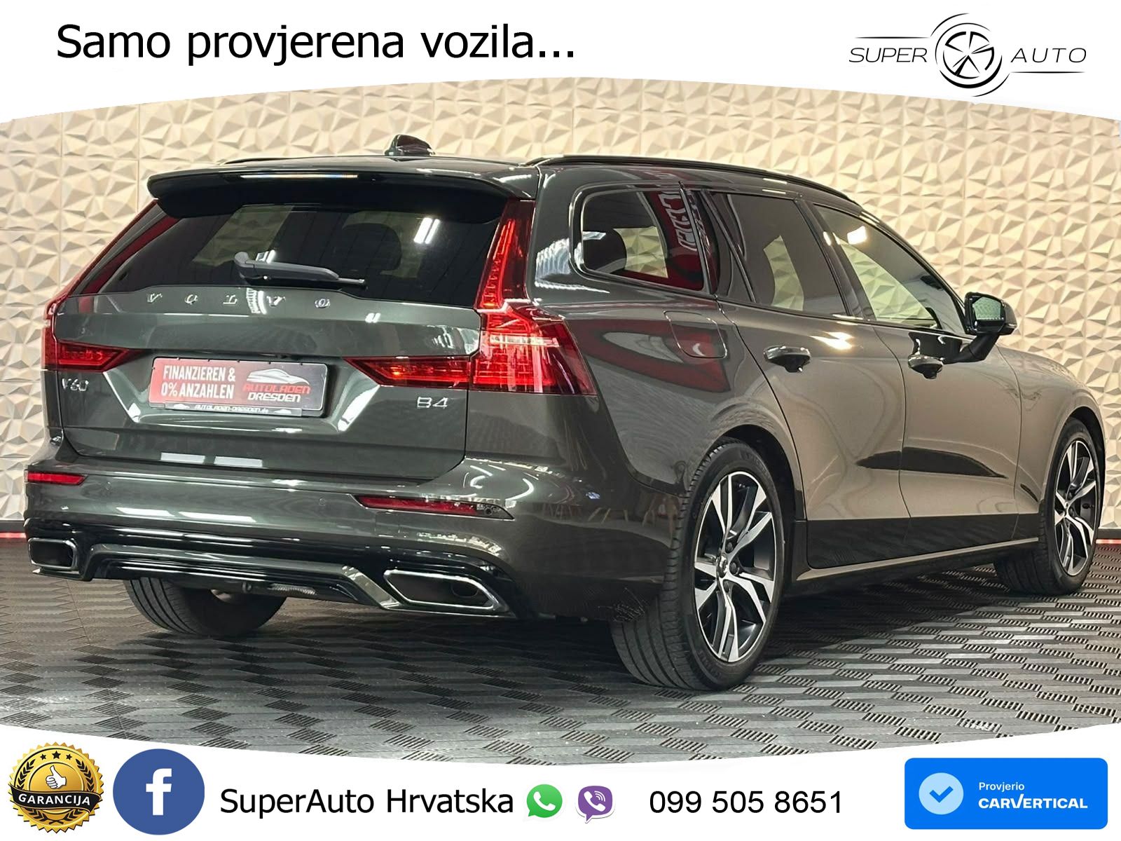 Volvo V60 2.0 B4 Diesel Geartronic LED+GR SJED+ACC