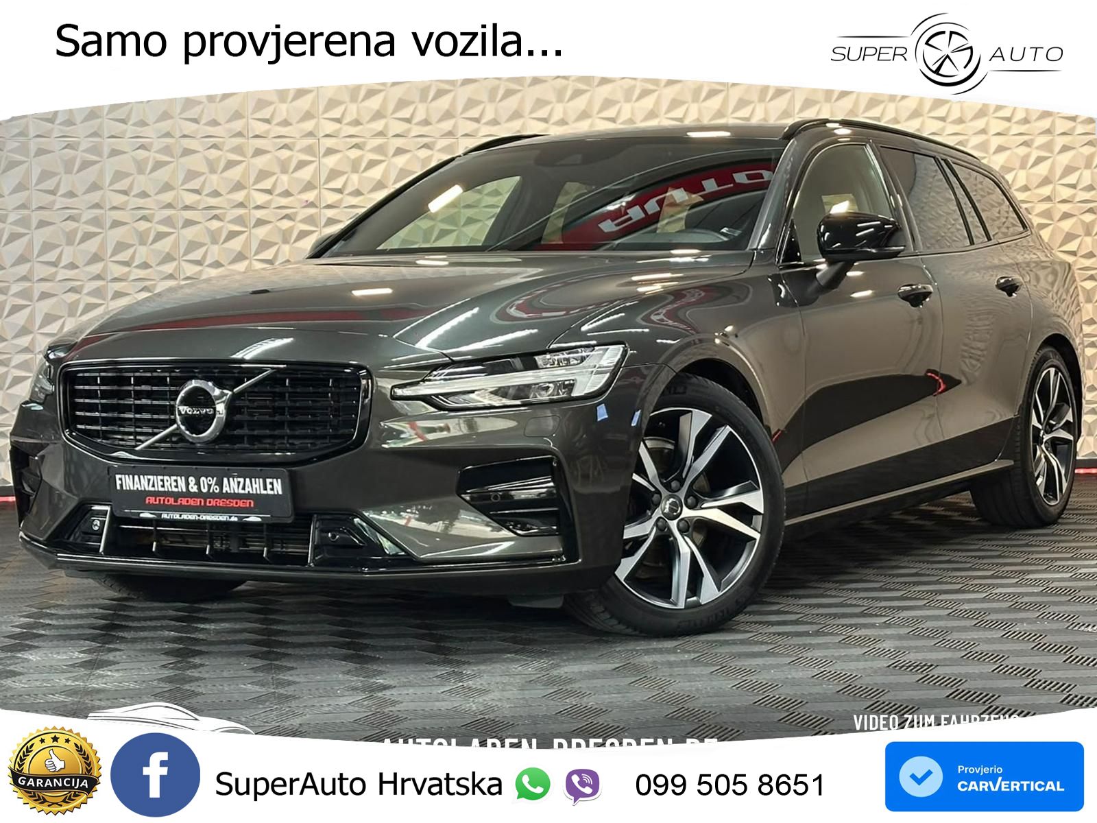 Volvo V60 2.0 B4 Diesel Geartronic LED+GR SJED+ACC