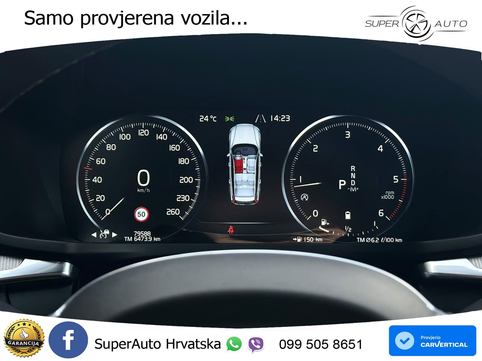 Volvo V60 2.0 B4 Diesel Geartronic LED+GR SJED+ACC