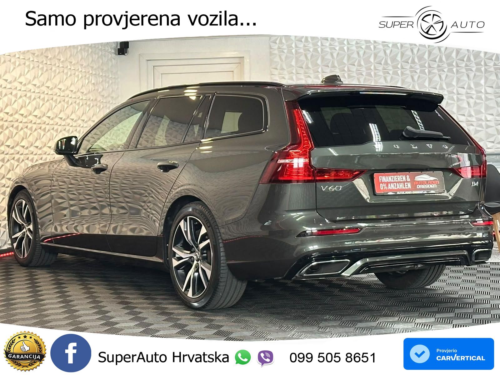 Volvo V60 2.0 B4 Diesel Geartronic LED+GR SJED+ACC