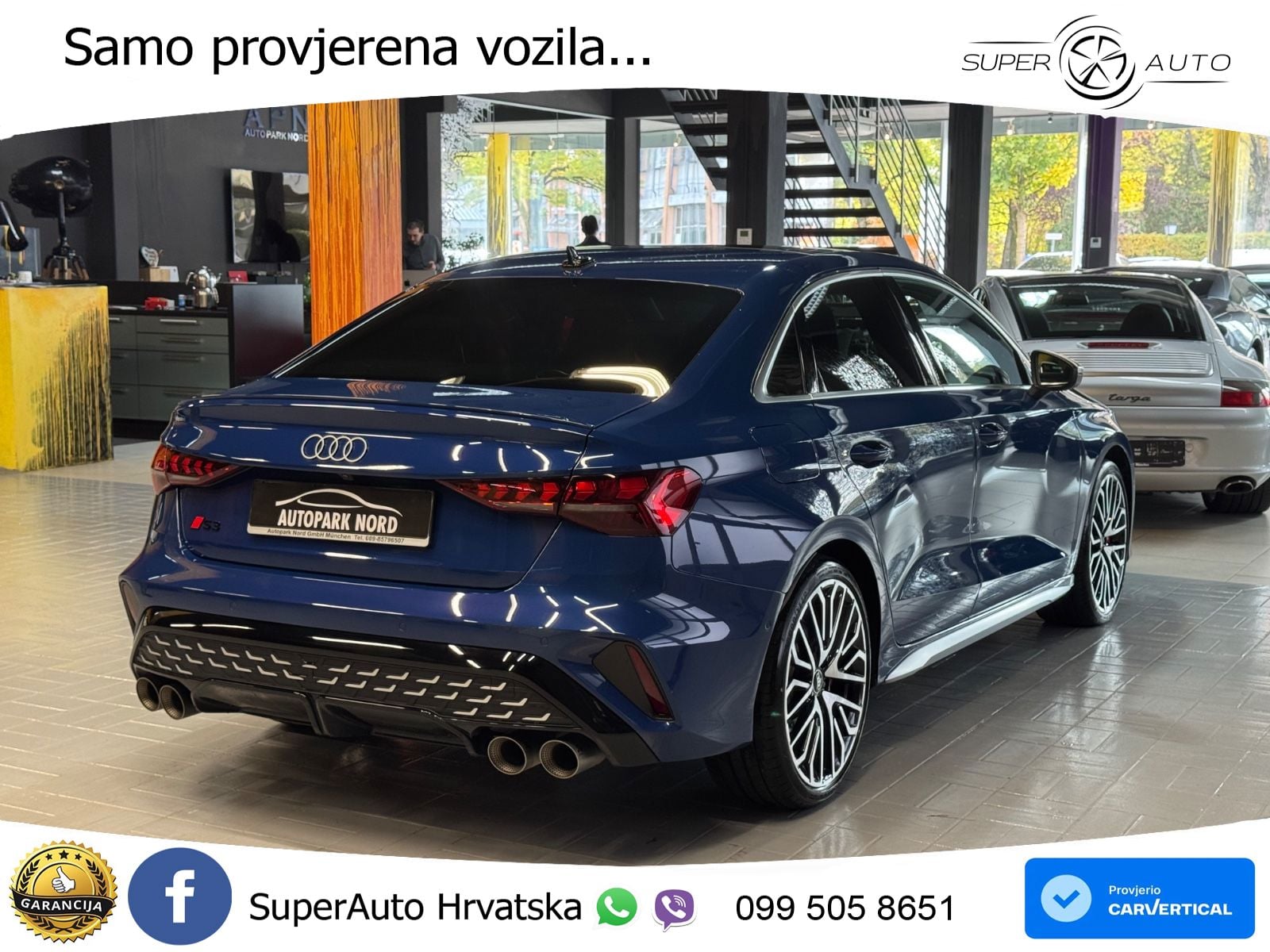Audi S3 Limuzina 2.0 TFSI (333 KS) quattro S tronic LED+GR SJED+ACC