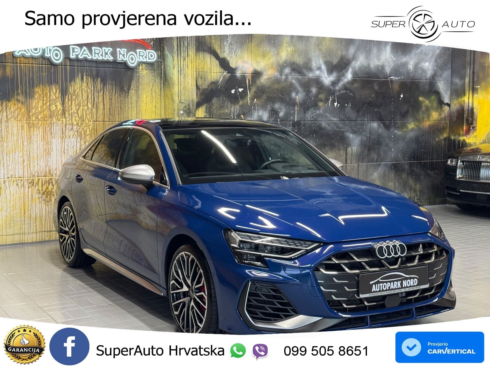 Audi S3 Limuzina 2.0 TFSI (333 KS) quattro S tronic LED+GR SJED+ACC