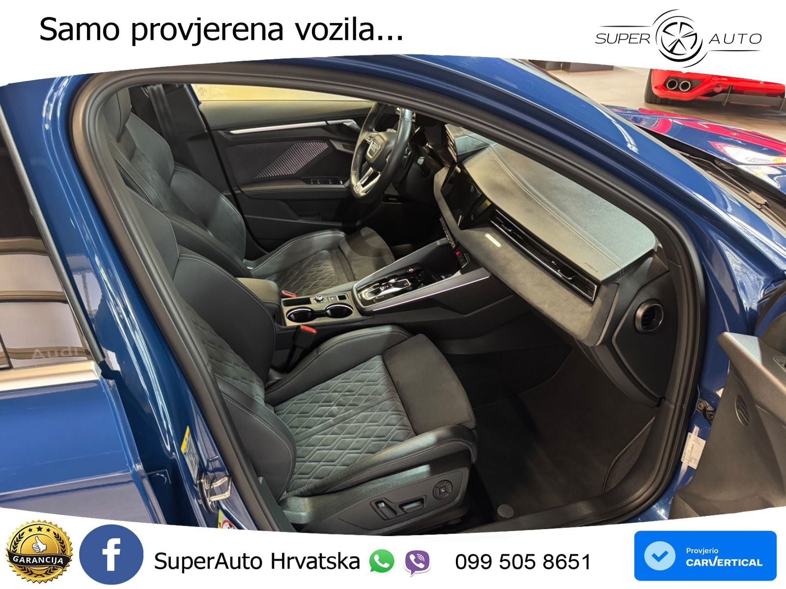 Audi S3 Limuzina 2.0 TFSI (333 KS) quattro S tronic LED+GR SJED+ACC