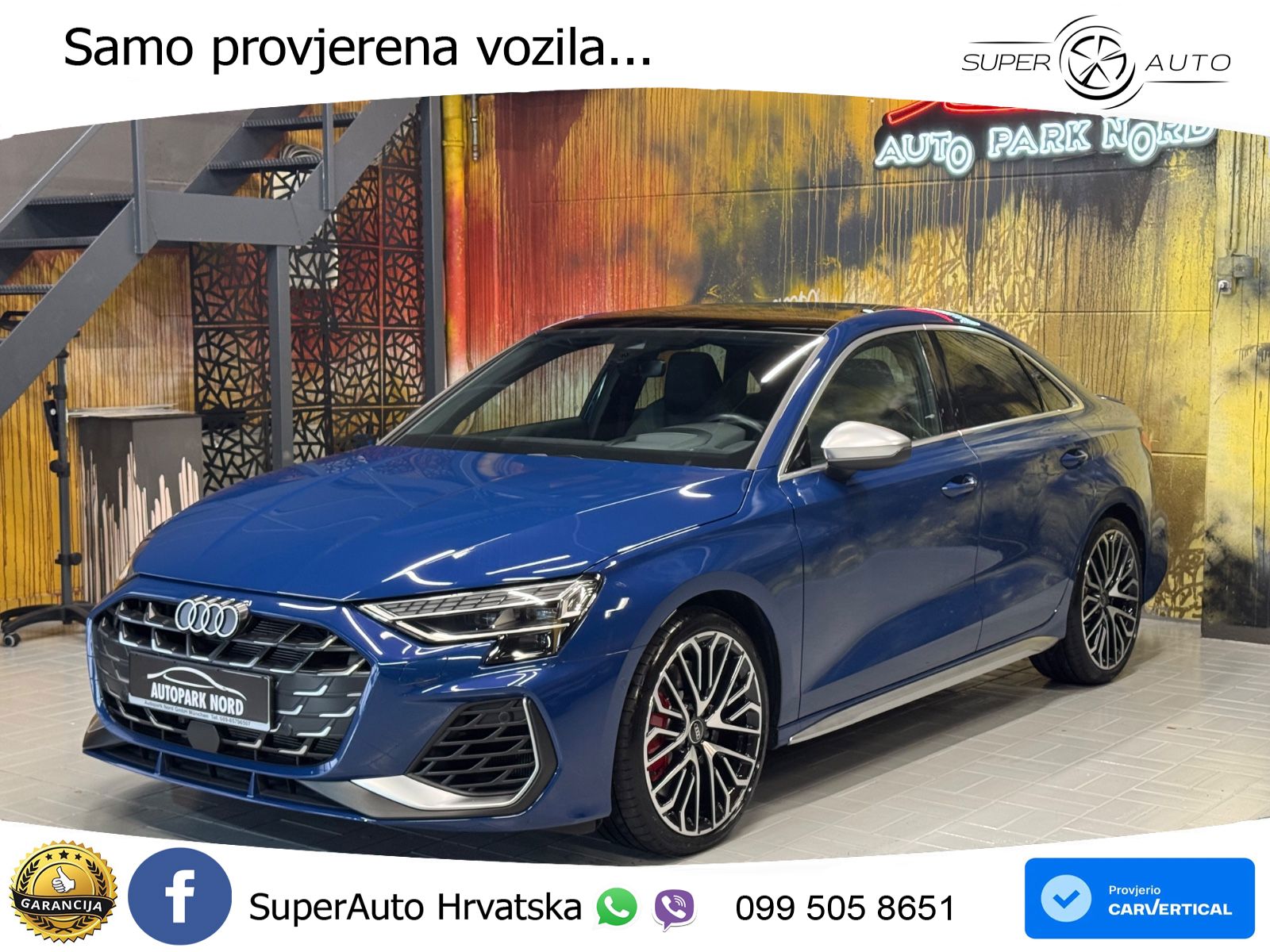 Audi S3 Limuzina 2.0 TFSI (333 KS) quattro S tronic LED+GR SJED+ACC