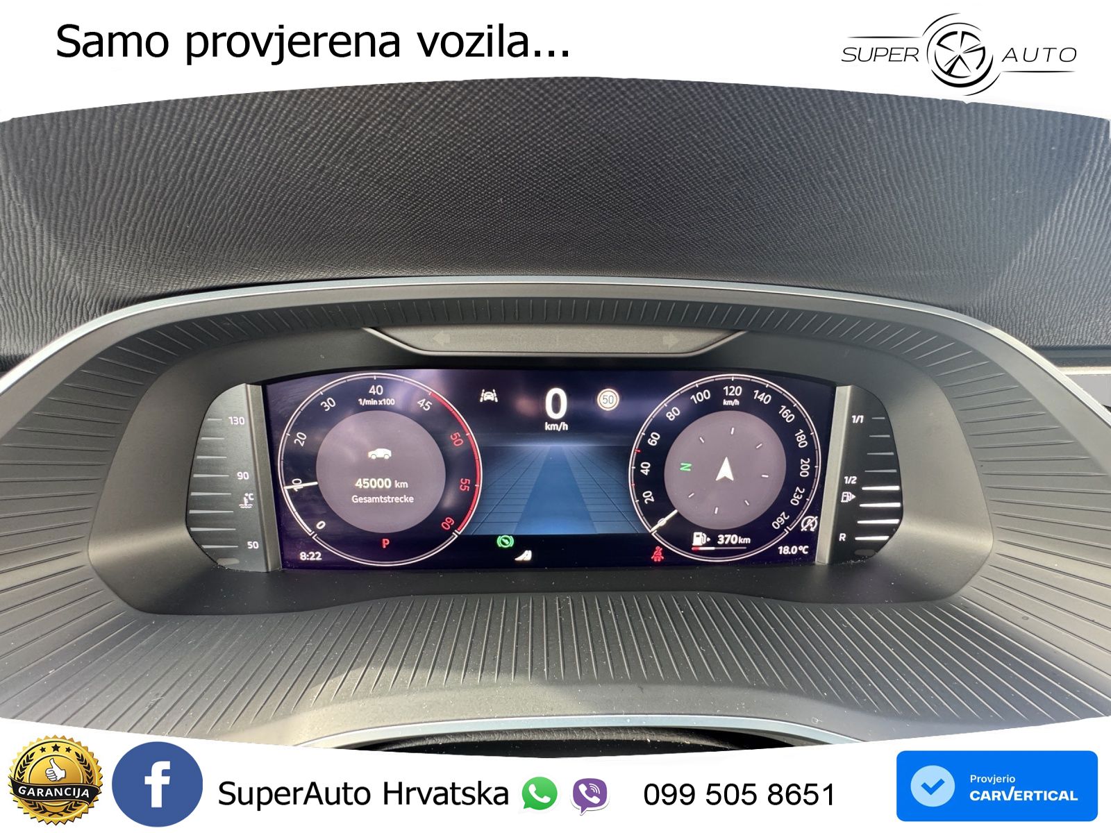 Škoda Octavia Combi 2.0 TDI (150 KS) DSG Selection LED+GR SJED+ACC