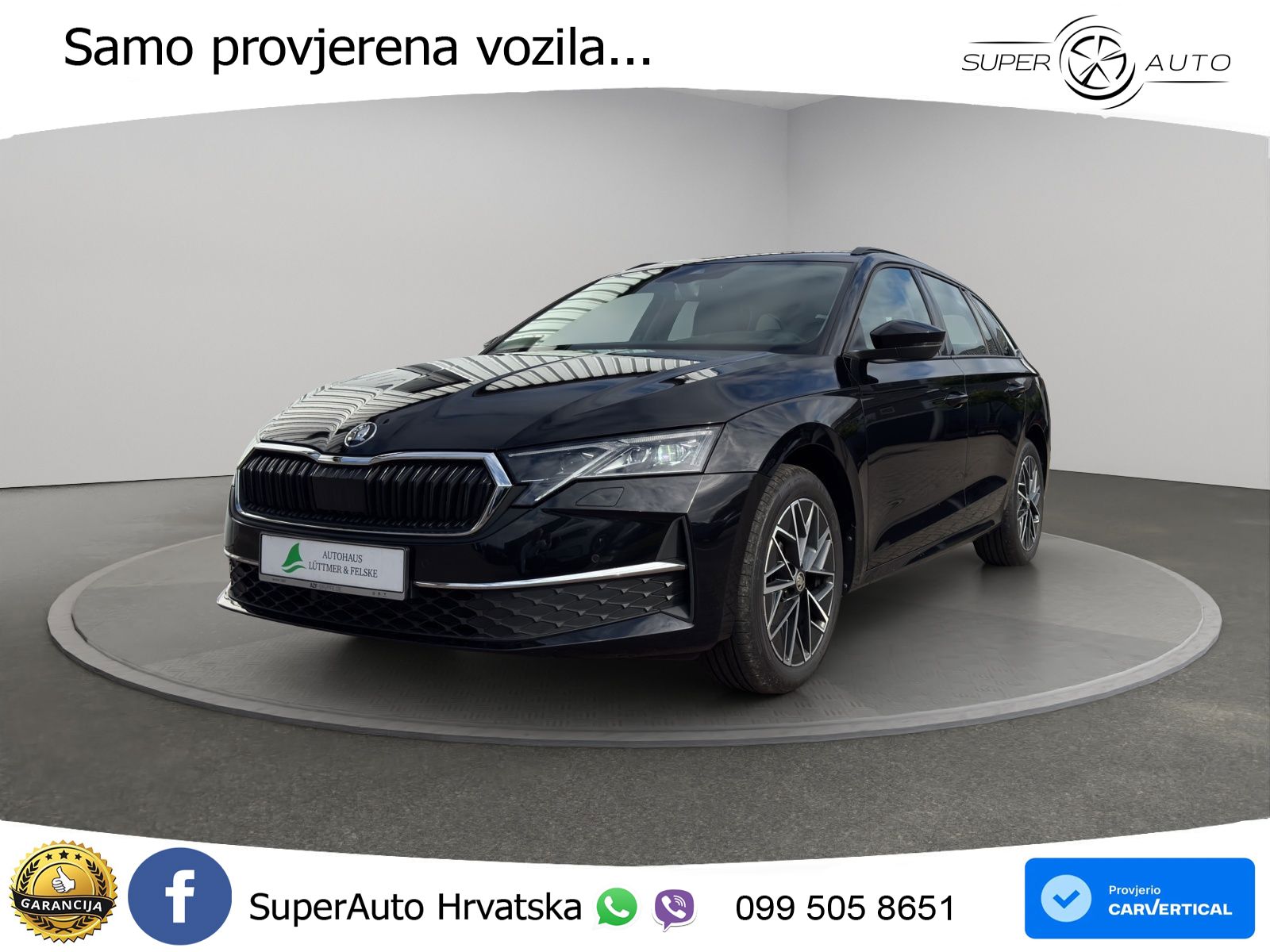 Škoda Octavia Combi 2.0 TDI (150 KS) DSG Selection LED+GR SJED+ACC