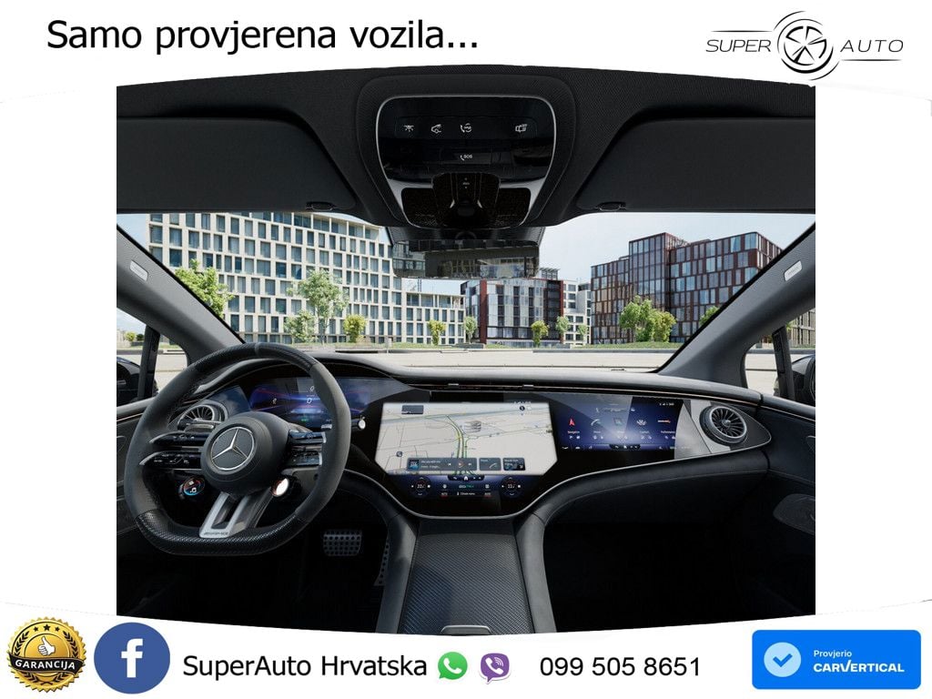 Mercedes EQE AMG 53 100 kWh (687 KS) 4MATIC+ AMG DYNAMIC PLUS ZRAČNI+ACC+GR SJED+KAM+PANO