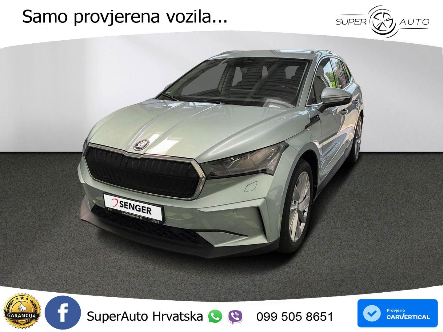 Škoda Enyaq iV 80 82 kWh (204 KS) MATRIX+GR SJED+KAM