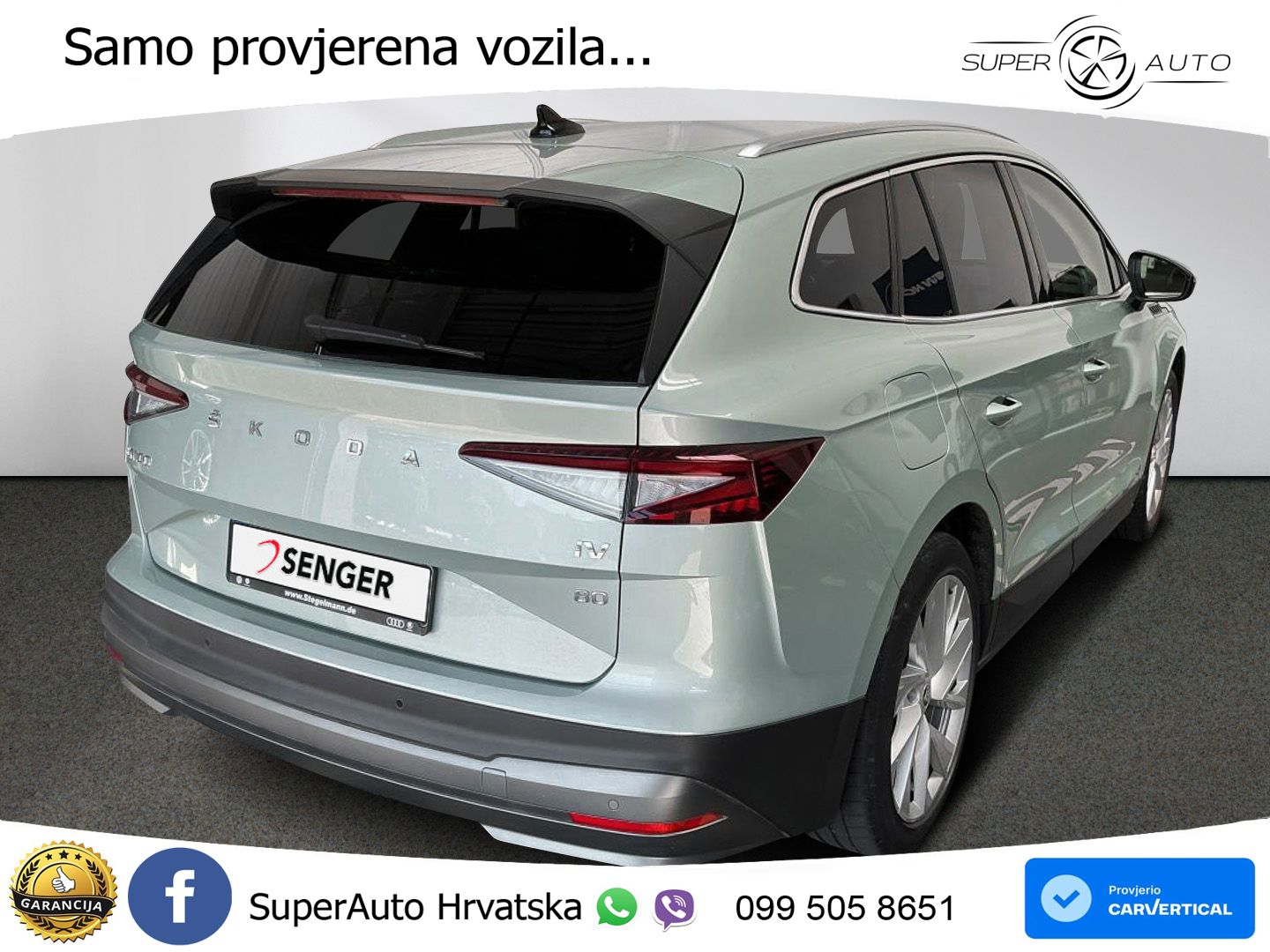 Škoda Enyaq iV 80 82 kWh (204 KS) MATRIX+GR SJED+KAM