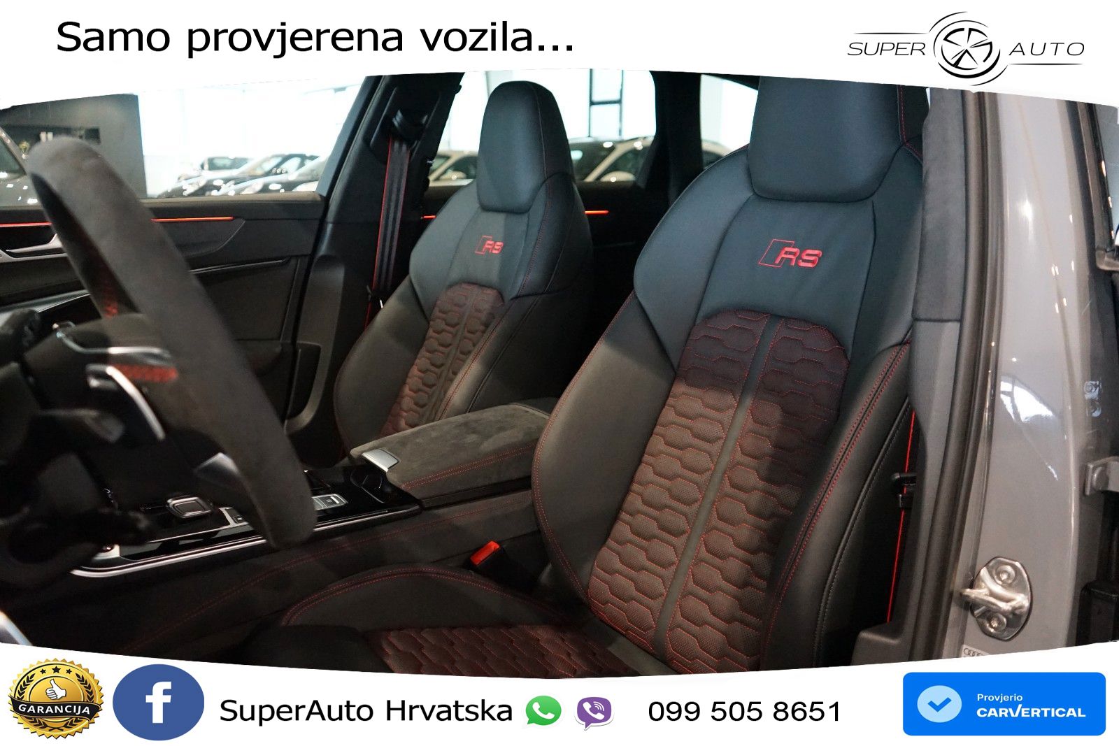 Audi RS6 Avant 4.0 TFSI V8 performance (630 KS)  quattro tiptronic LED+GR SJED+ACC