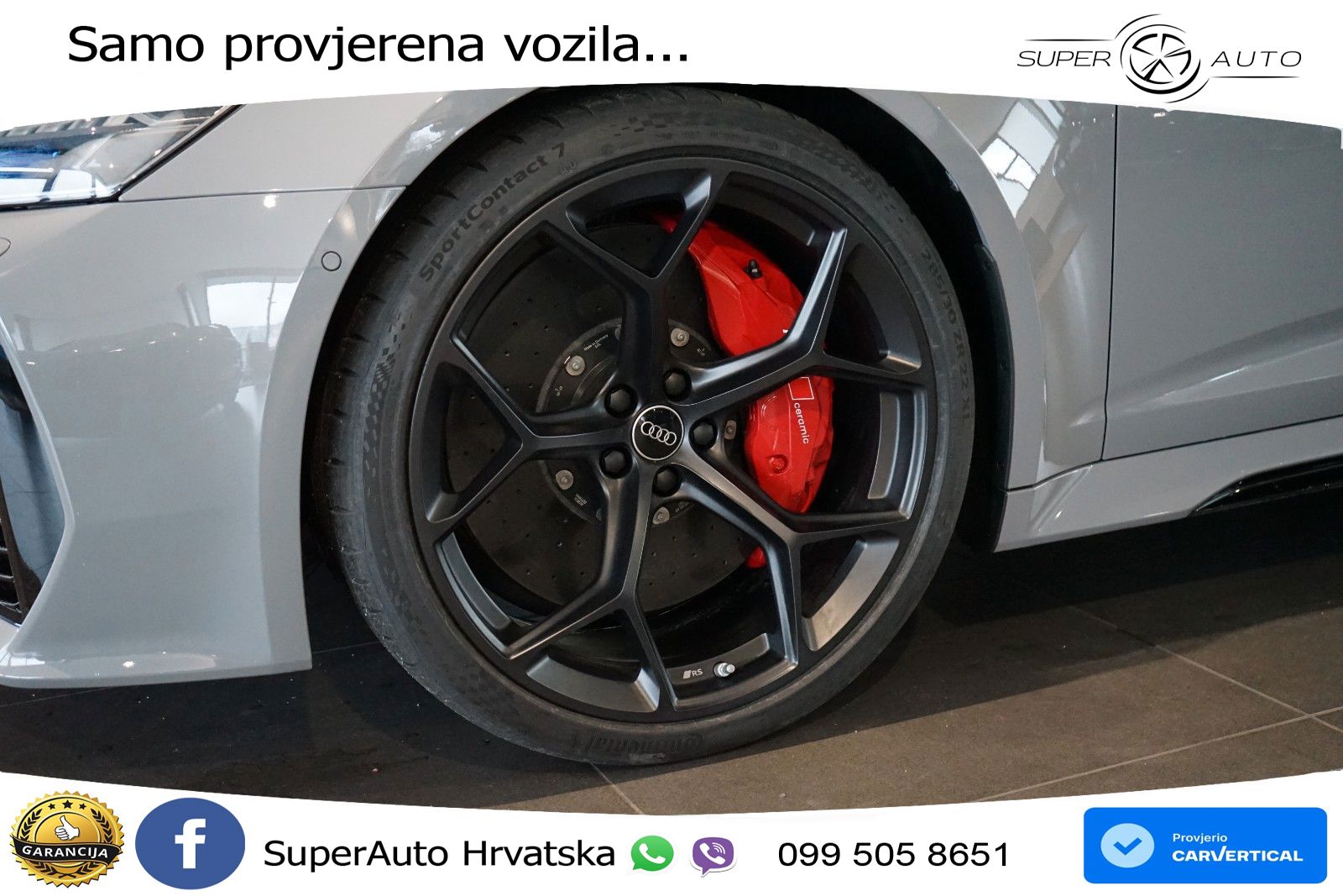 Audi RS6 Avant 4.0 TFSI V8 performance (630 KS)  quattro tiptronic LED+GR SJED+ACC