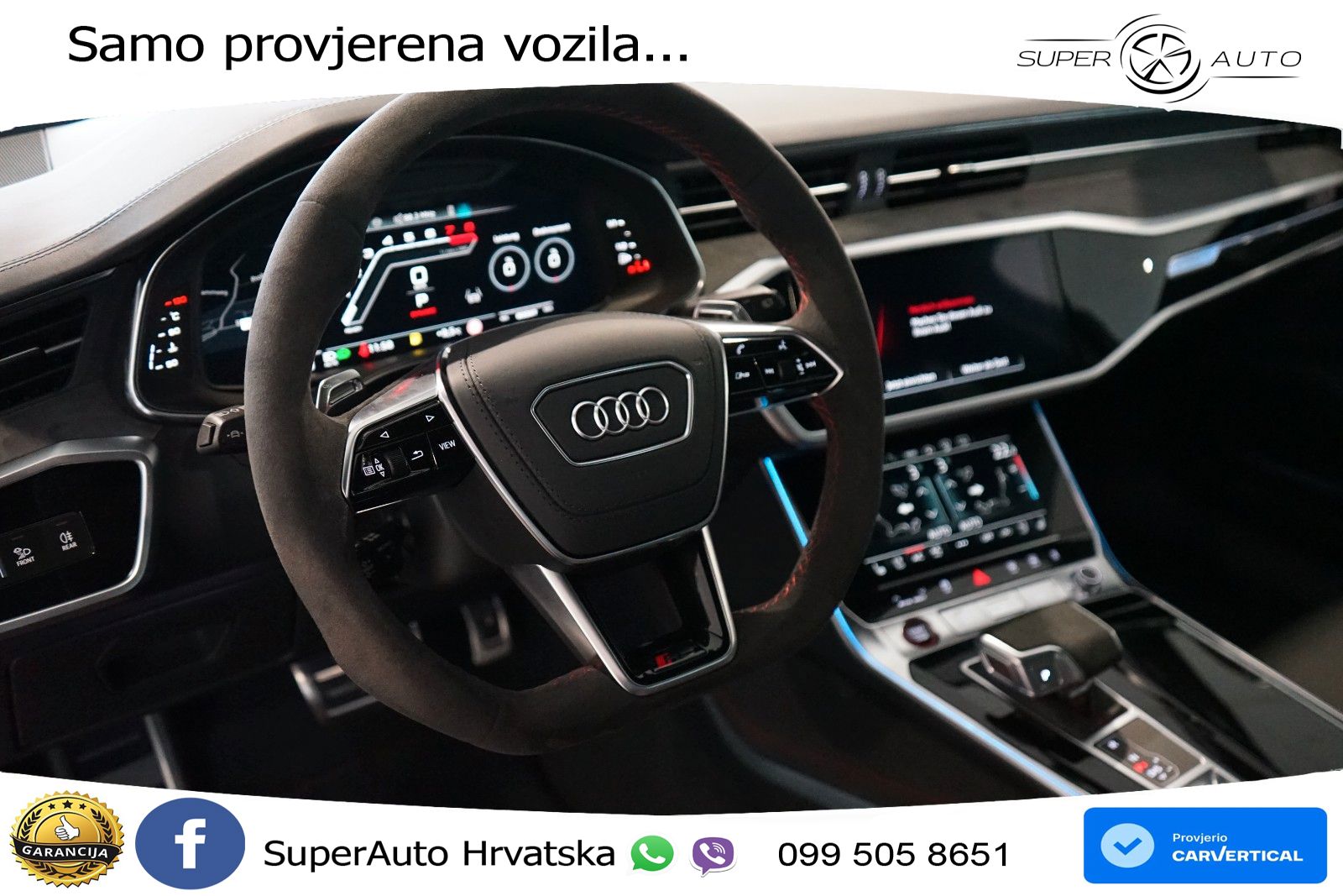 Audi RS6 Avant 4.0 TFSI V8 performance (630 KS)  quattro tiptronic LED+GR SJED+ACC