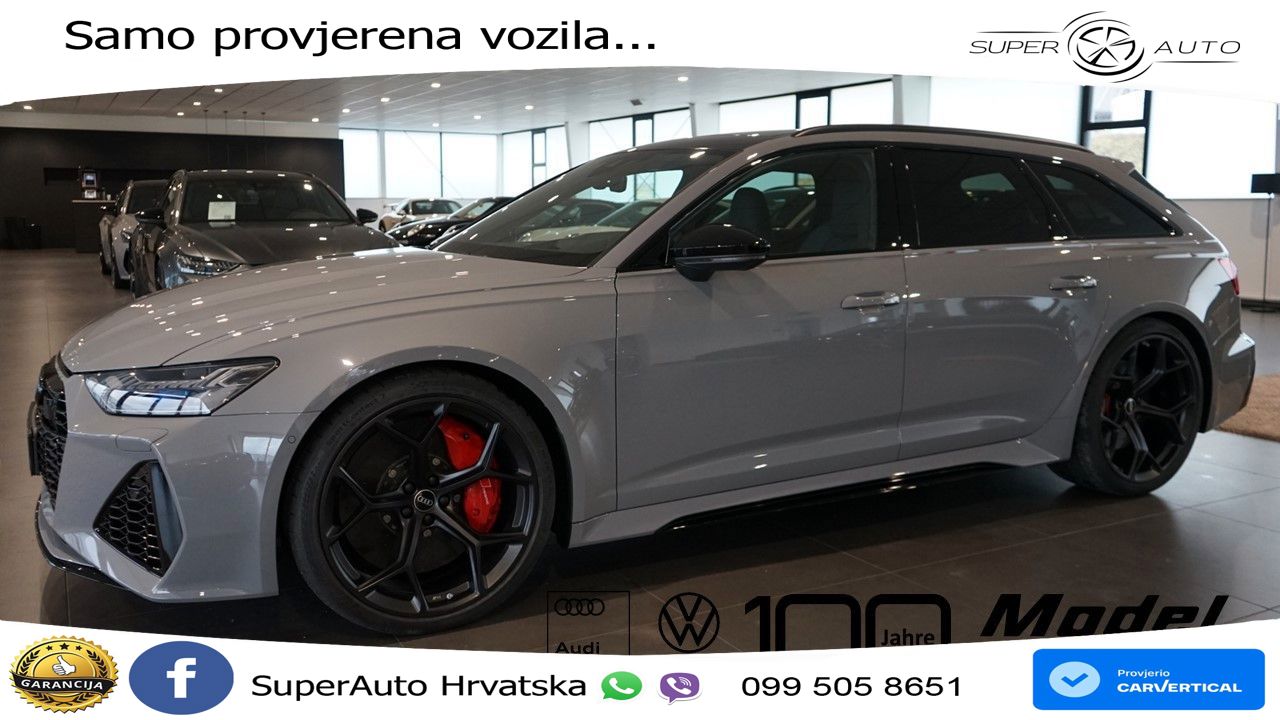 Audi RS6 Avant 4.0 TFSI V8 performance (630 KS)  quattro tiptronic LED+GR SJED+ACC