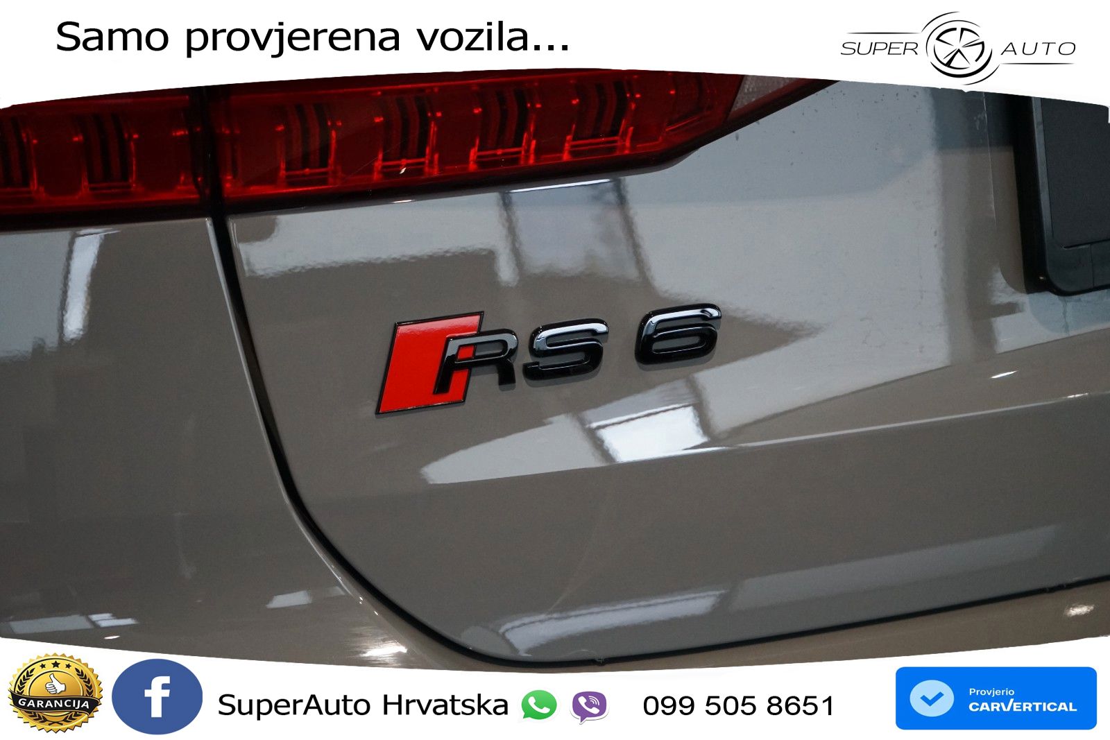 Audi RS6 Avant 4.0 TFSI V8 performance (630 KS)  quattro tiptronic LED+GR SJED+ACC