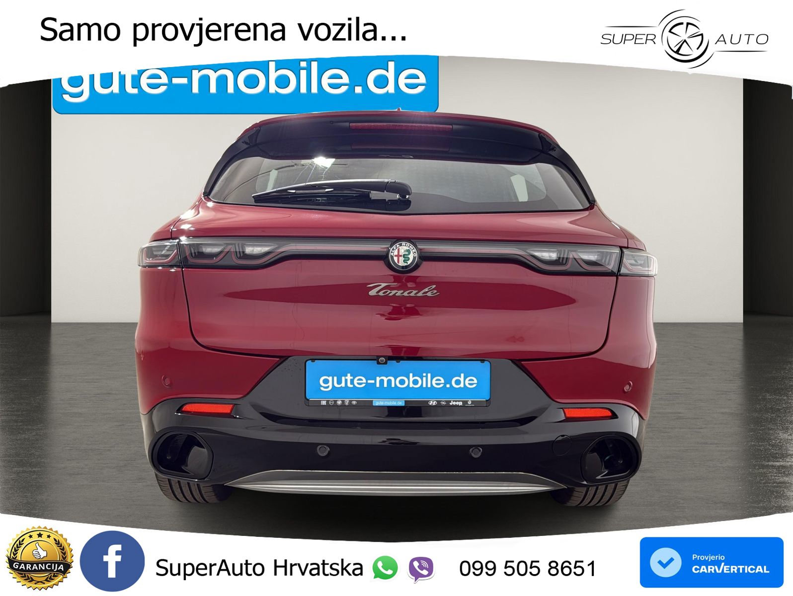 Alfa Romeo Tonale 1.5 VGT (160 KS) 48V-Hybrid TCT LED+GR SJED+ACC