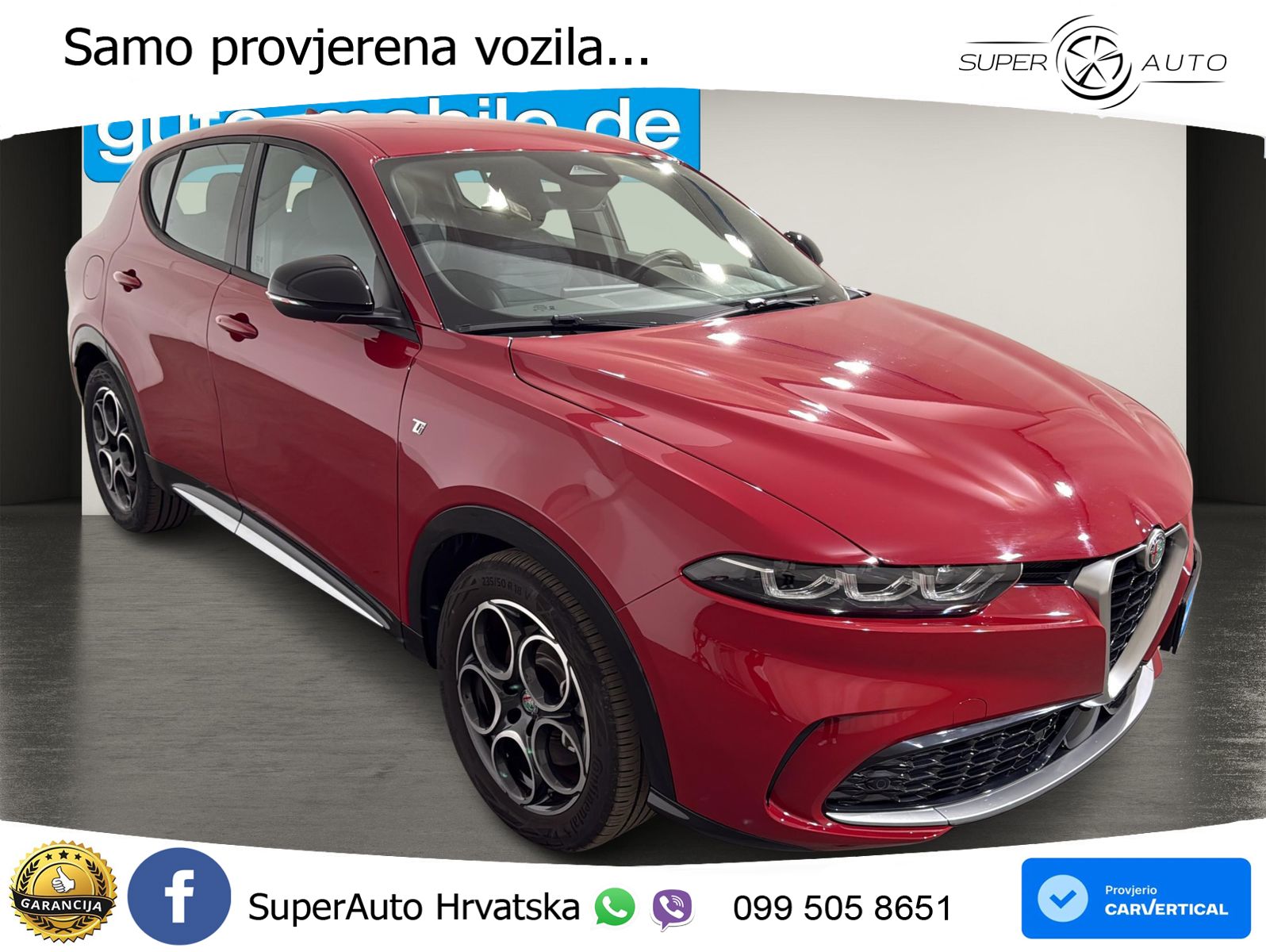 Alfa Romeo Tonale 1.5 VGT (160 KS) 48V-Hybrid TCT LED+GR SJED+ACC