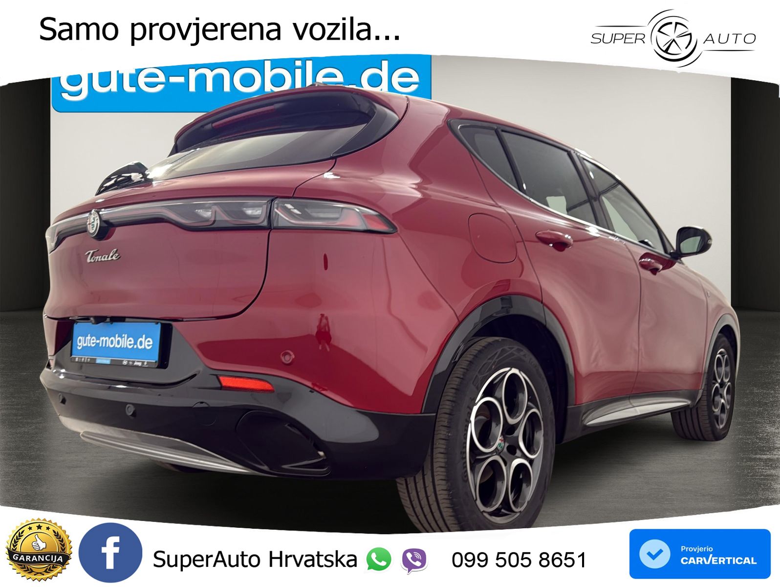 Alfa Romeo Tonale 1.5 VGT (160 KS) 48V-Hybrid TCT LED+GR SJED+ACC