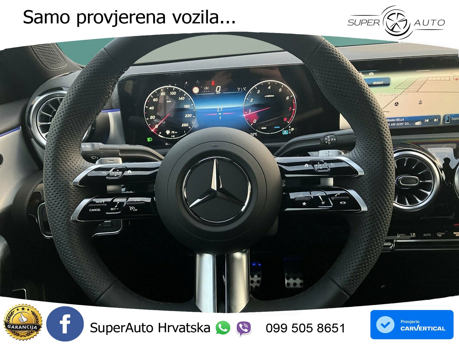 Mercedes-Benz A 200 7G-DCT AMG LED+GR SJED+ACC