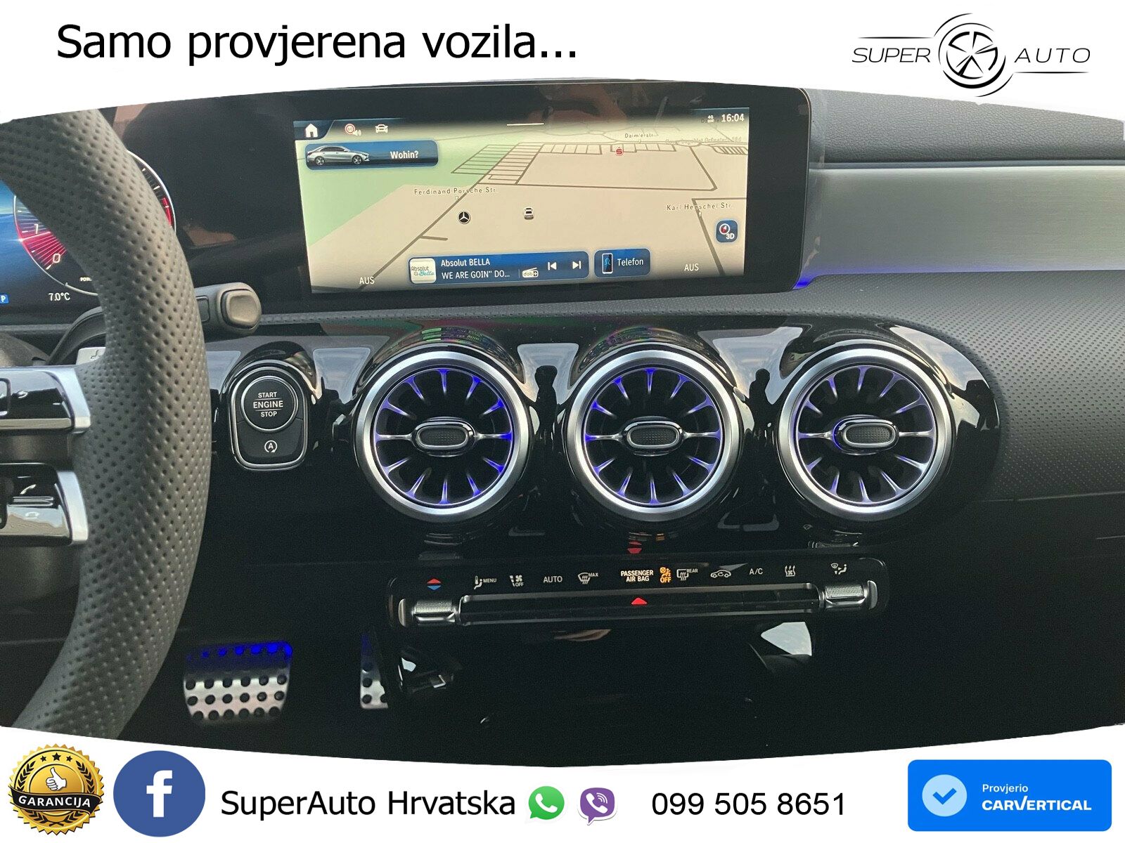 Mercedes-Benz A 200 7G-DCT AMG LED+GR SJED+ACC