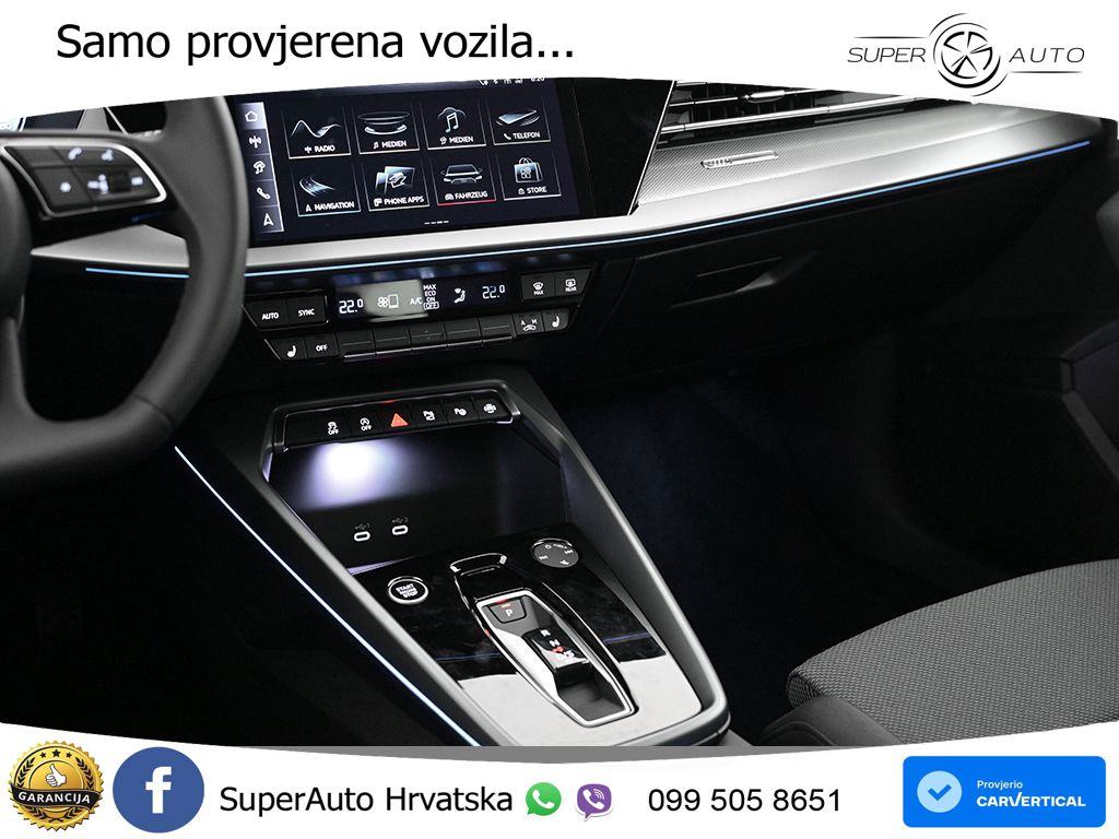 Audi A3 35 TFSI (150 KS) S tronic advanced LED+GR SJED+ACC