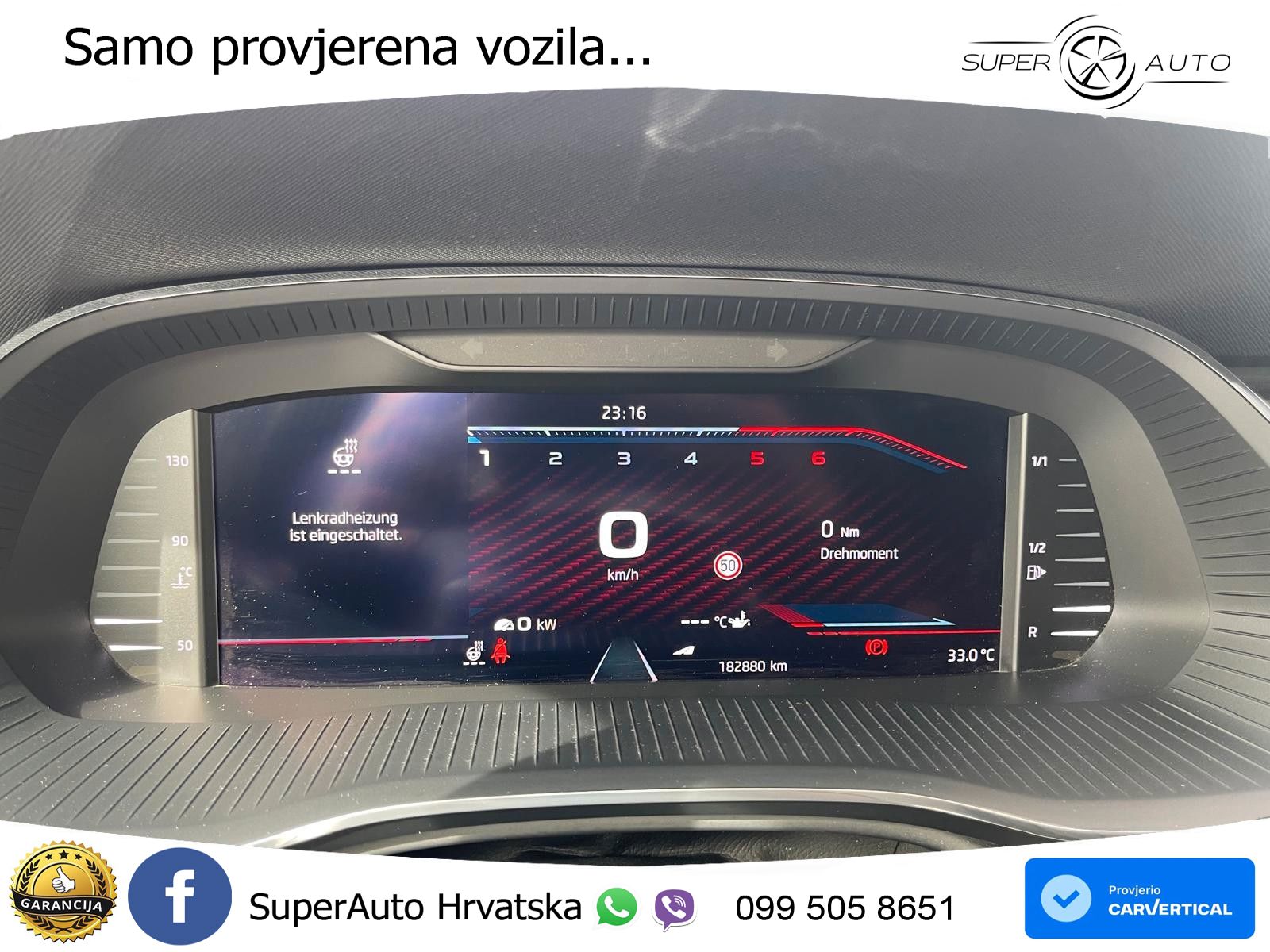 Škoda Octavia Combi RS 2.0 TDI (200 KS) DSG LED+GR SJED+ACC