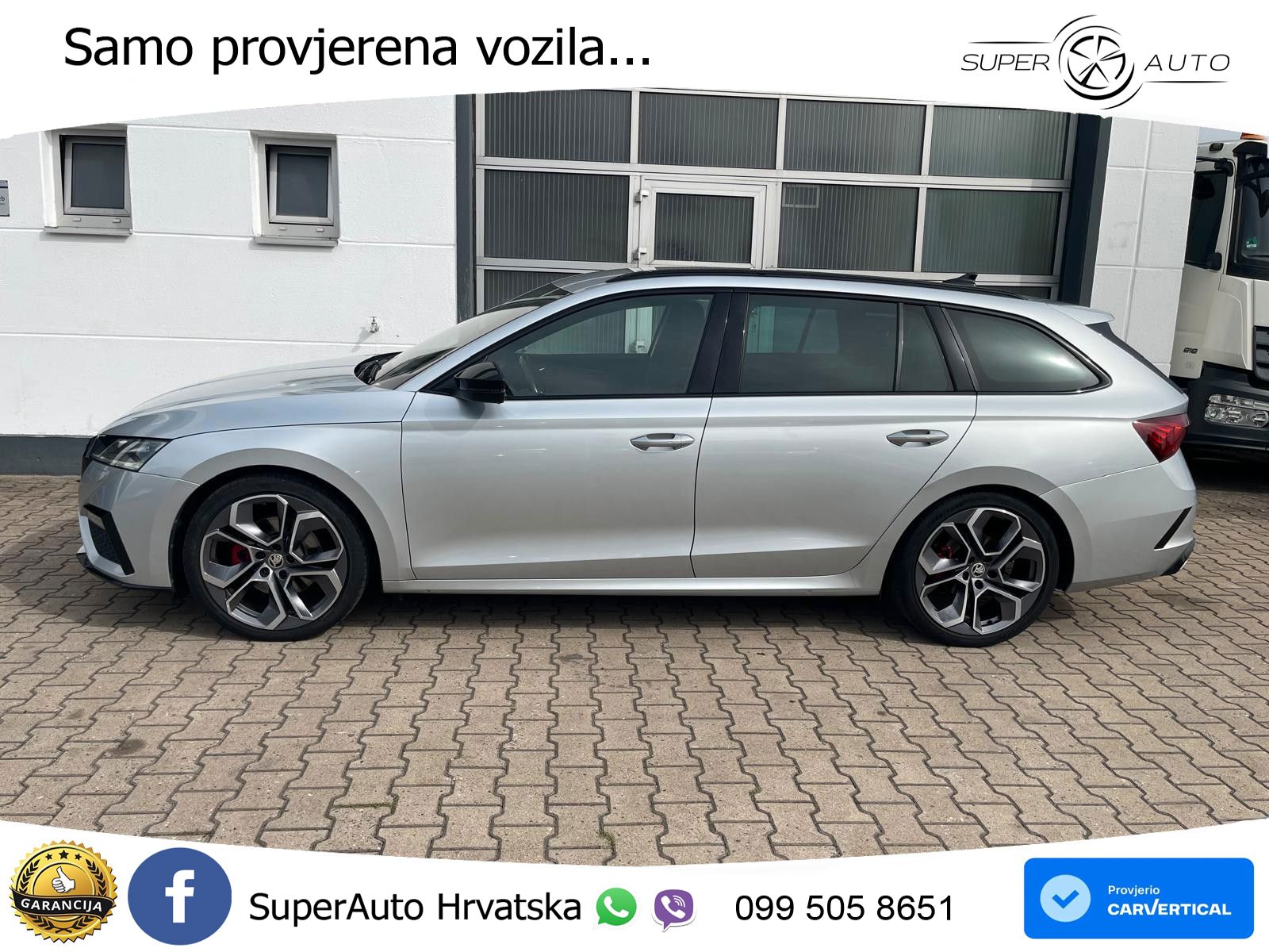 Škoda Octavia Combi RS 2.0 TDI (200 KS) DSG LED+GR SJED+ACC