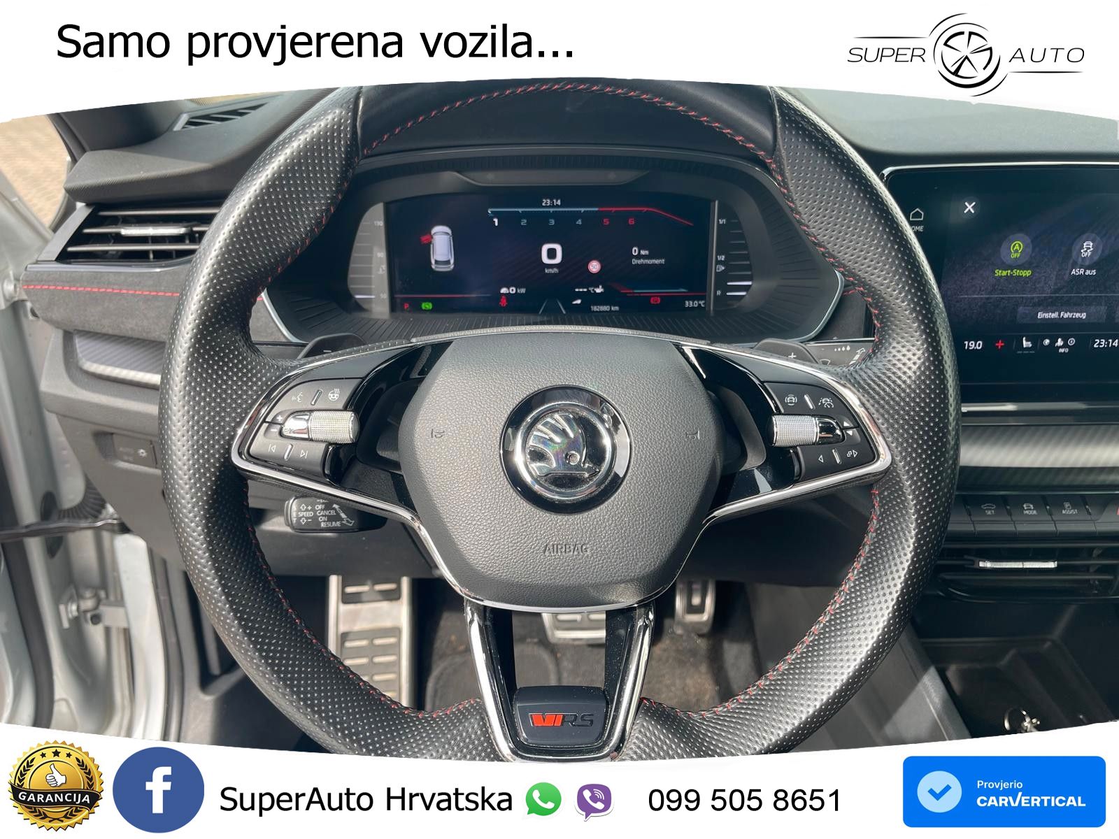 Škoda Octavia Combi RS 2.0 TDI (200 KS) DSG LED+GR SJED+ACC