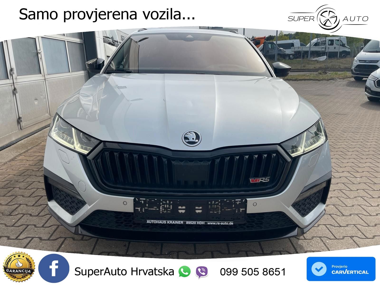 Škoda Octavia Combi RS 2.0 TDI (200 KS) DSG LED+GR SJED+ACC