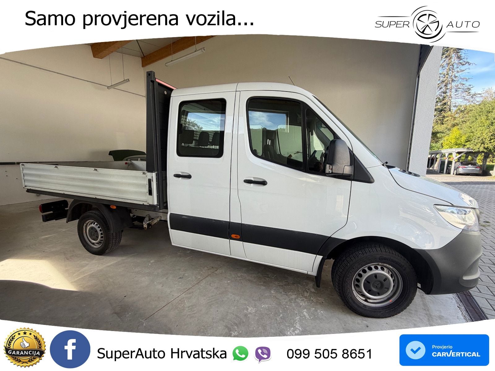 Mercedes-Benz Sprinter III Pritsche DoKa AHK Klima 150 KS