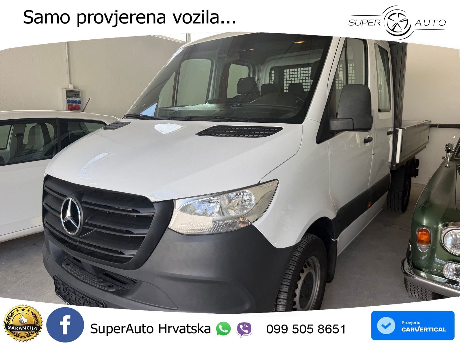 Mercedes-Benz Sprinter III Pritsche DoKa AHK Klima 150 KS