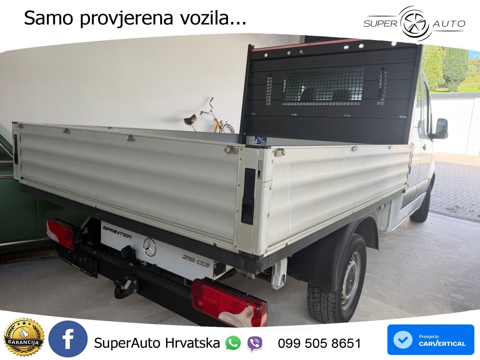 Mercedes-Benz Sprinter III Pritsche DoKa AHK Klima 150 KS