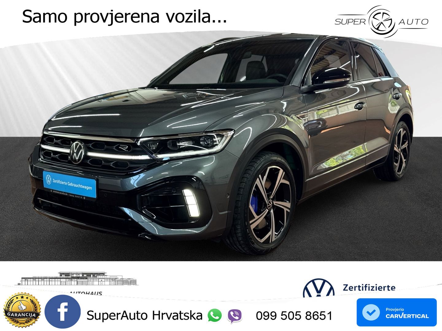 Volkswagen T-Roc I R 2.0 TSI (300 KS) OPF 4M DSG LED+GR SJED+ACC