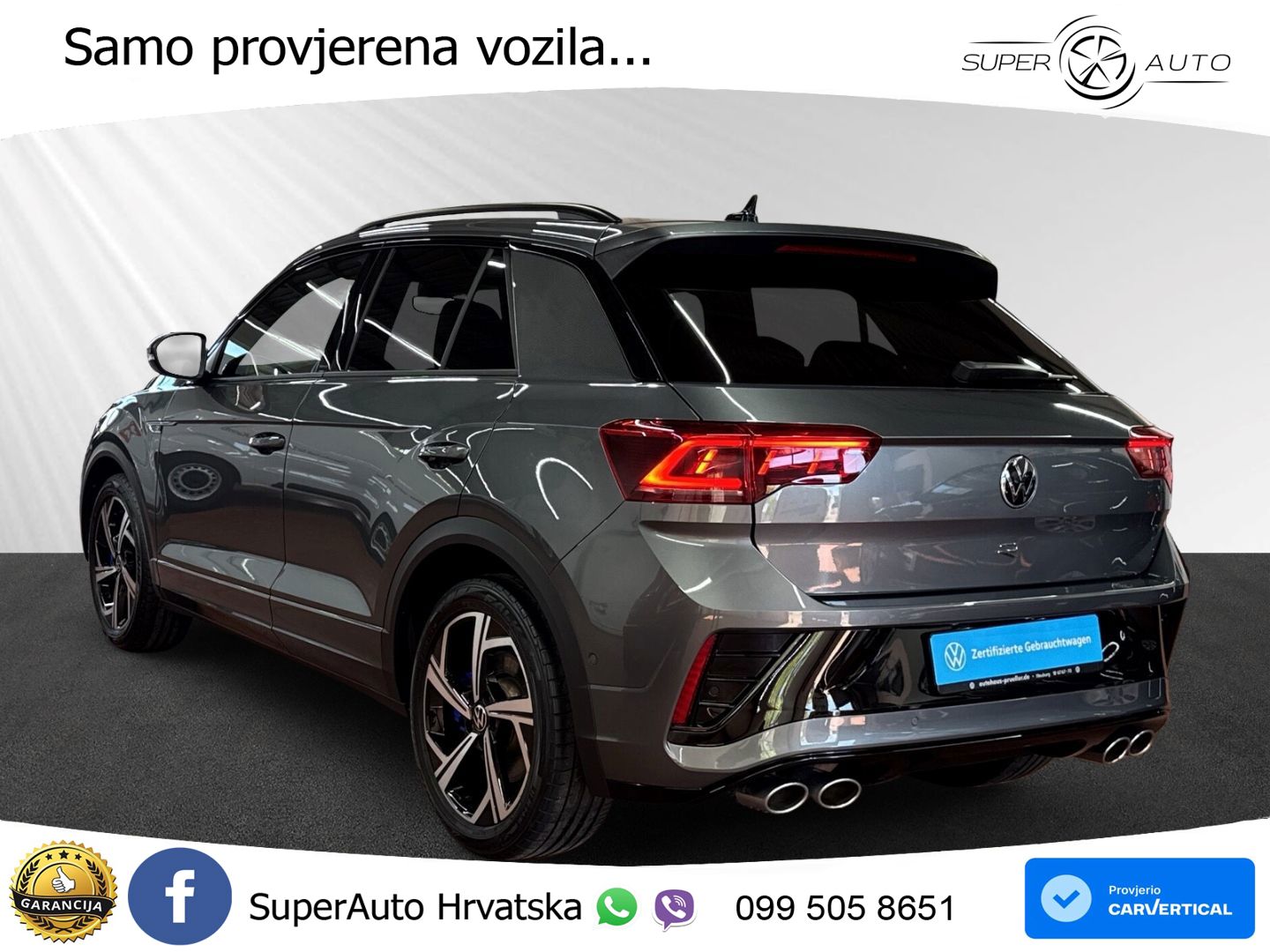 Volkswagen T-Roc I R 2.0 TSI (300 KS) OPF 4M DSG LED+GR SJED+ACC
