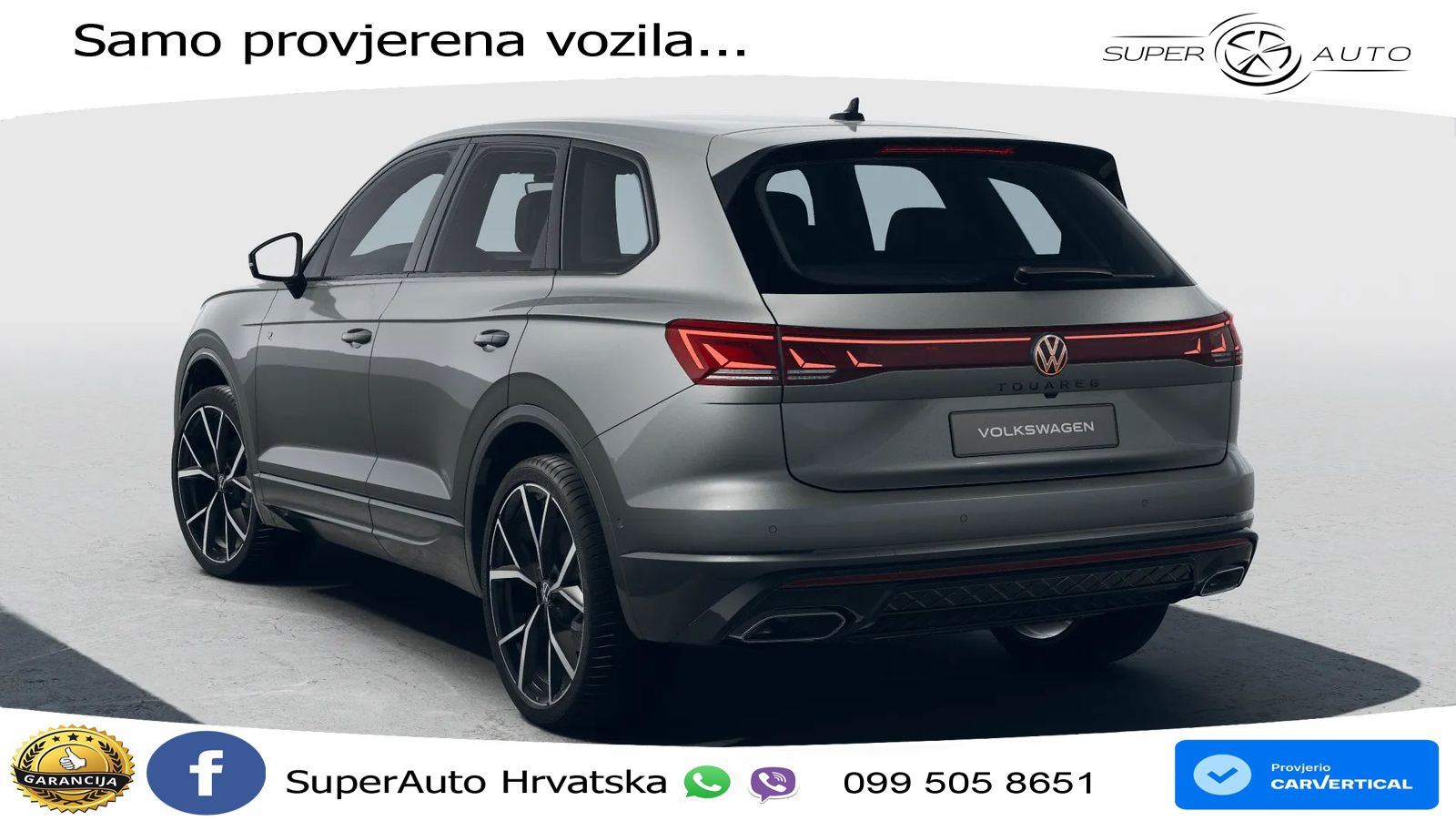 Volkswagen Touareg 3.0 V6 TDI (286 KS) 4MOTION Tiptronic ZRAČNI+ACC+GR SJED+KAM+PANO