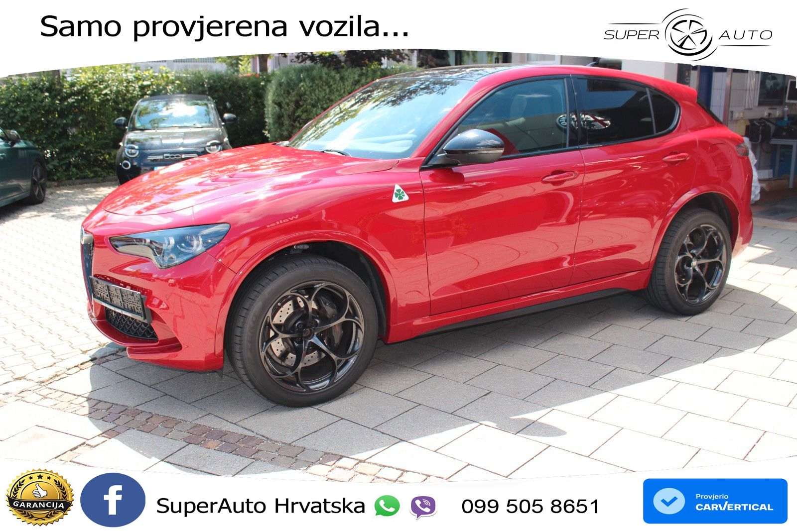 Alfa Romeo Stelvio Quadrifoglio 2.9 V6 Bi-Turbo (520 KS) Q4 Automatic LED+GR SJED+ACC