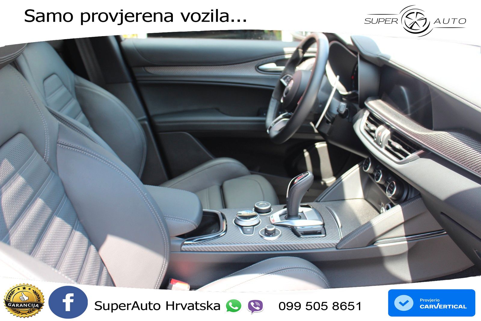 Alfa Romeo Stelvio Quadrifoglio 2.9 V6 Bi-Turbo (520 KS) Q4 Automatic LED+GR SJED+ACC