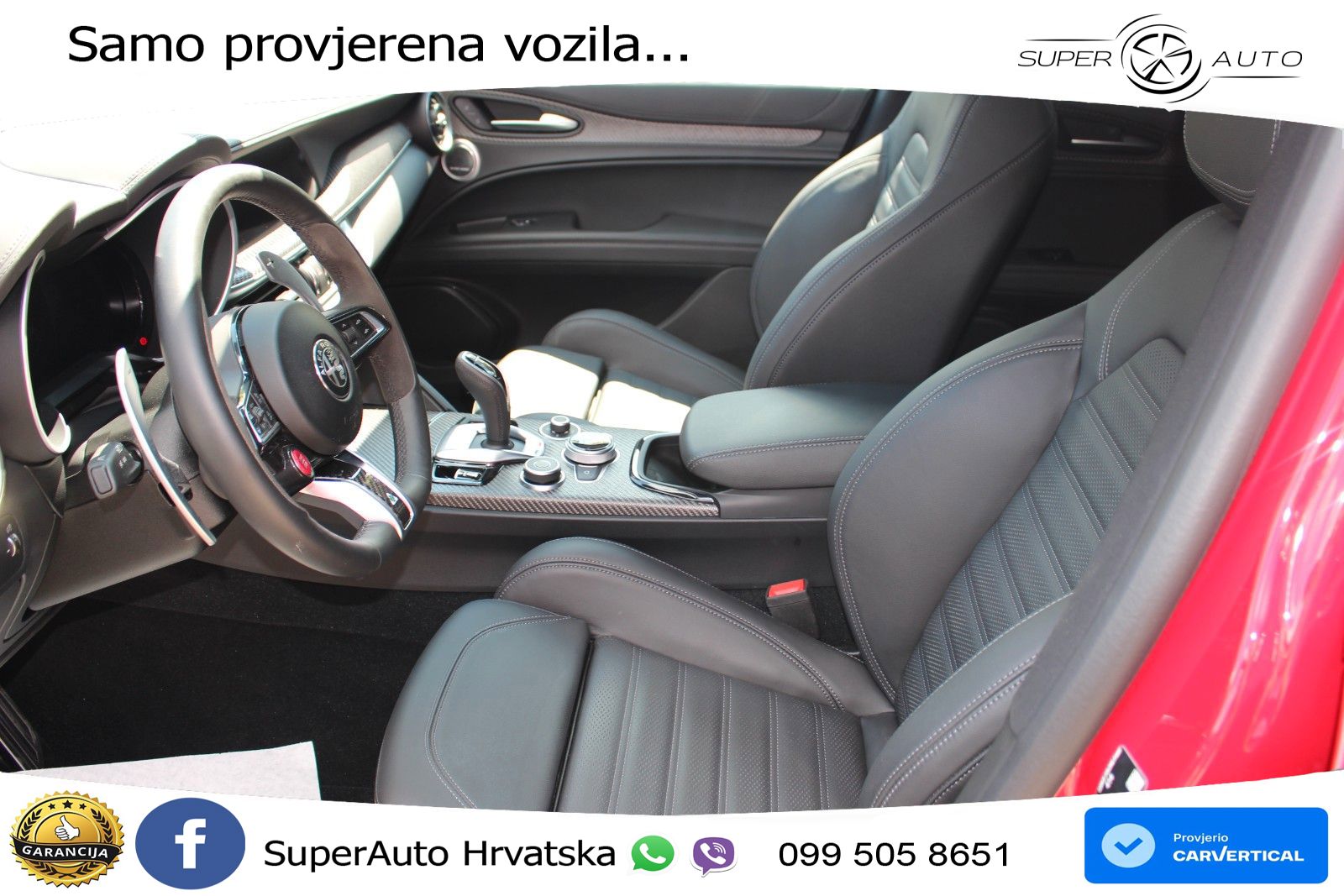 Alfa Romeo Stelvio Quadrifoglio 2.9 V6 Bi-Turbo (520 KS) Q4 Automatic LED+GR SJED+ACC