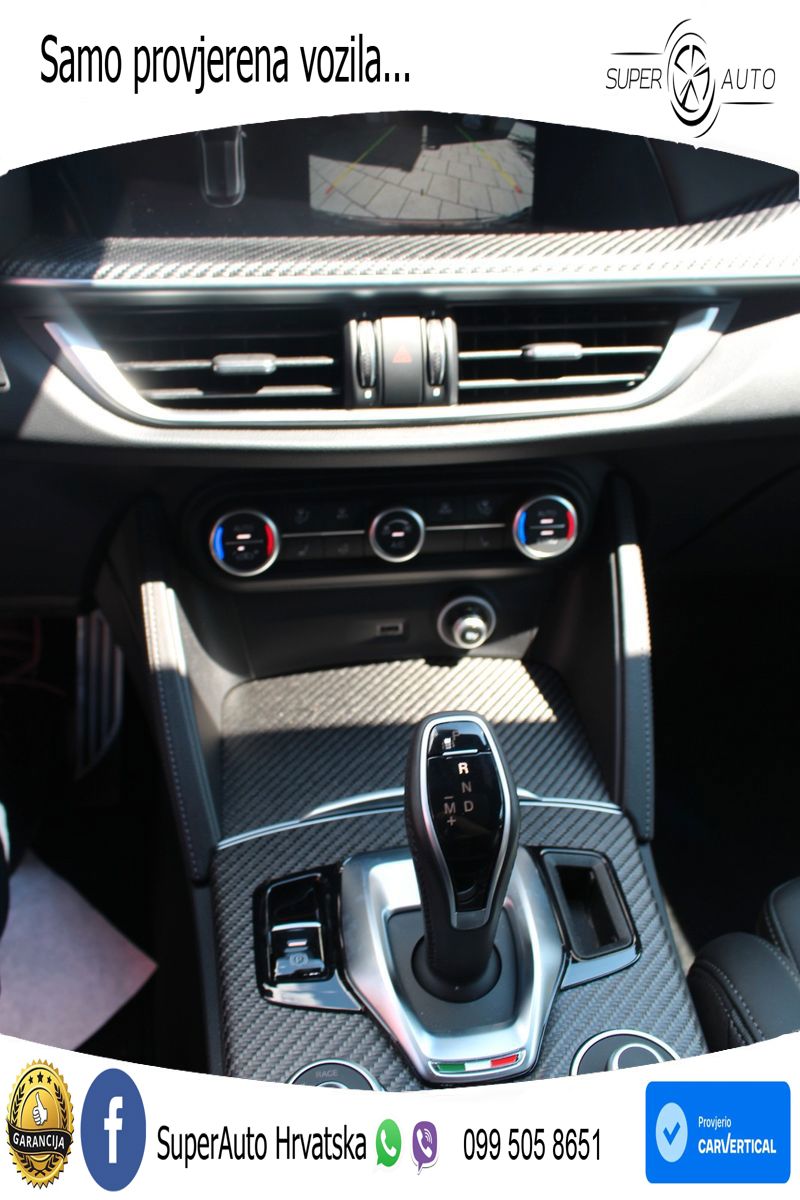 Alfa Romeo Stelvio Quadrifoglio 2.9 V6 Bi-Turbo (520 KS) Q4 Automatic LED+GR SJED+ACC