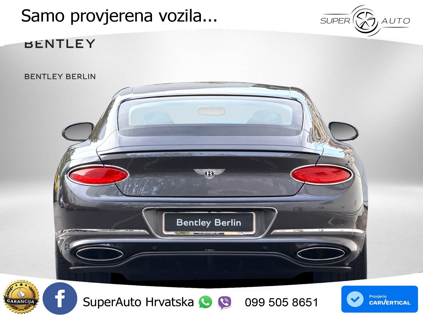 Bentley Continental GT III Speed 6.0 TSI W12 (659 KS) AWD DCT LED+GR SJED+ACC