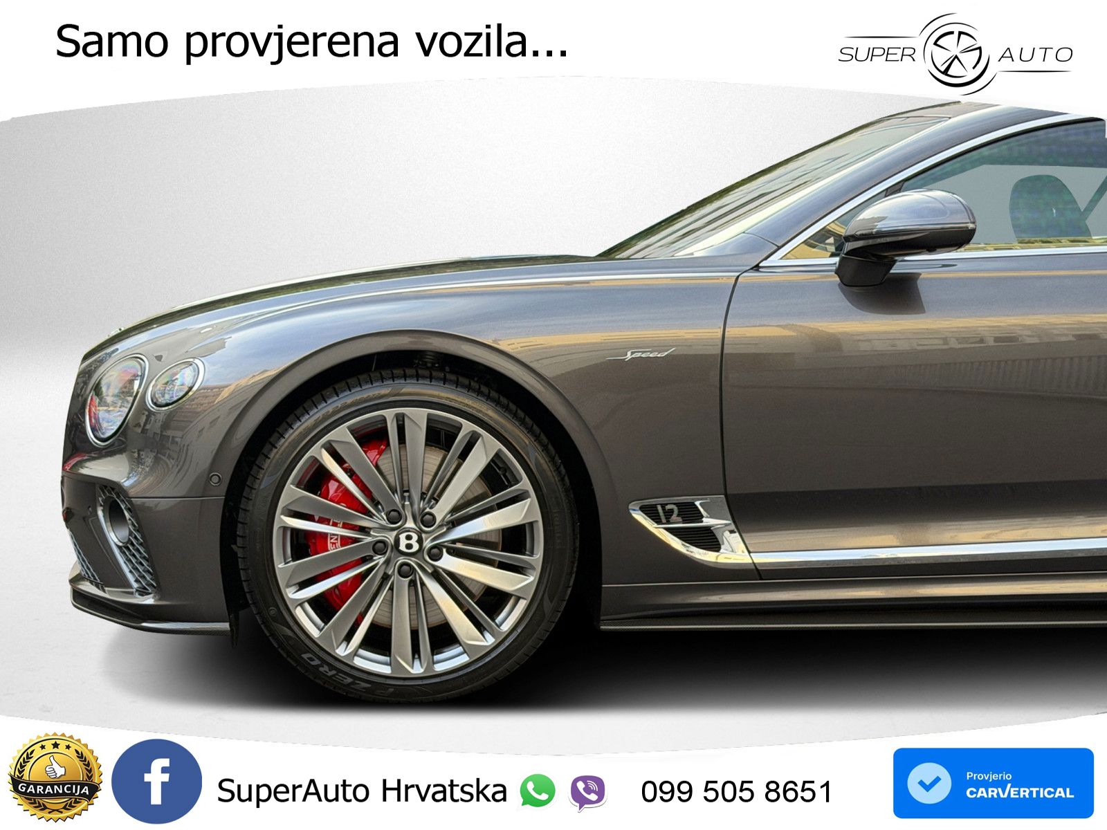 Bentley Continental GT III Speed 6.0 TSI W12 (659 KS) AWD DCT LED+GR SJED+ACC