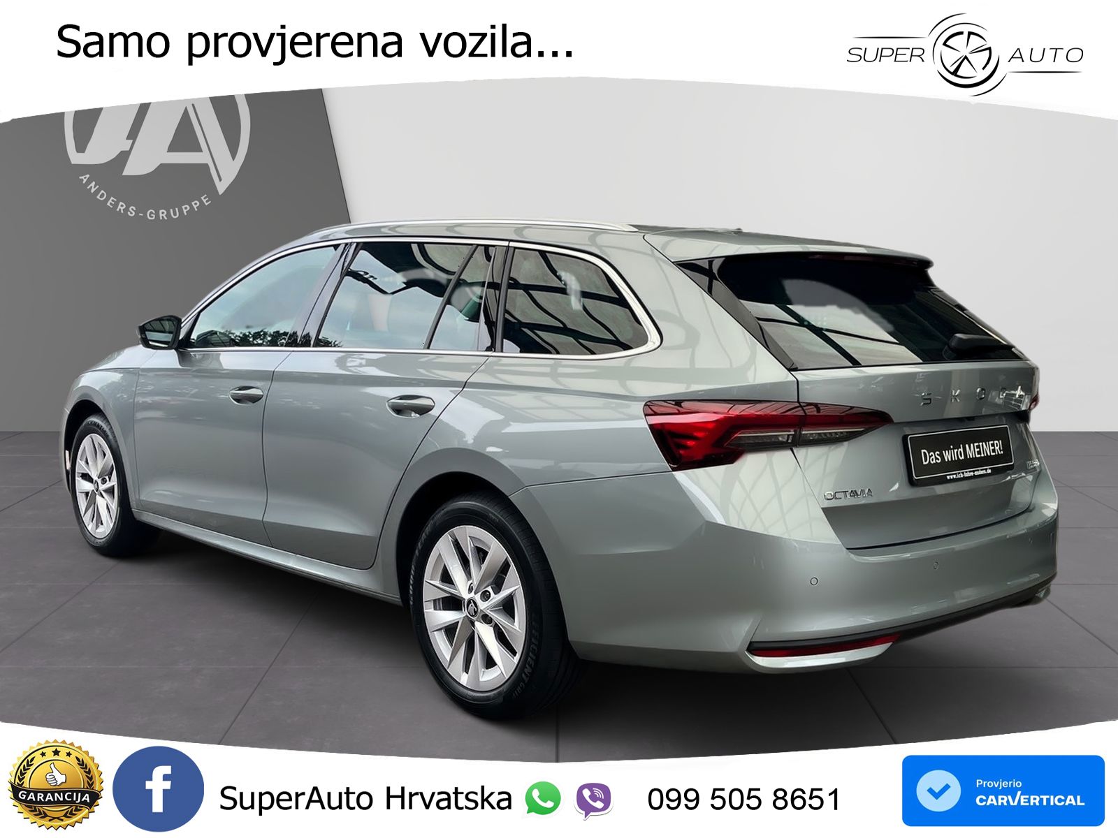 Škoda Octavia Combi 1.5 TSI (150 KS) DSG Selection LED+GR SJED+ACC