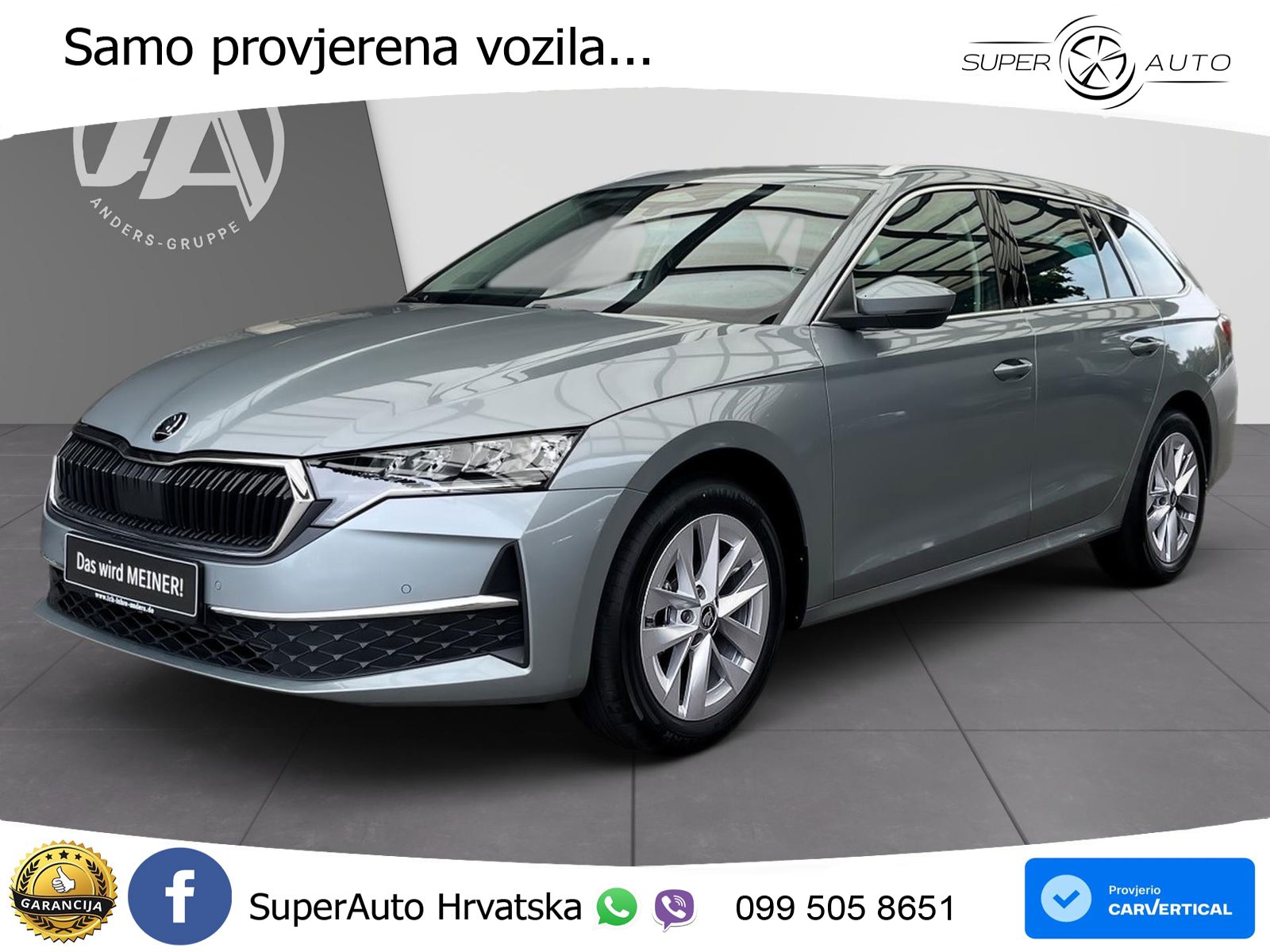 Škoda Octavia Combi 1.5 TSI (150 KS) DSG Selection LED+GR SJED+ACC