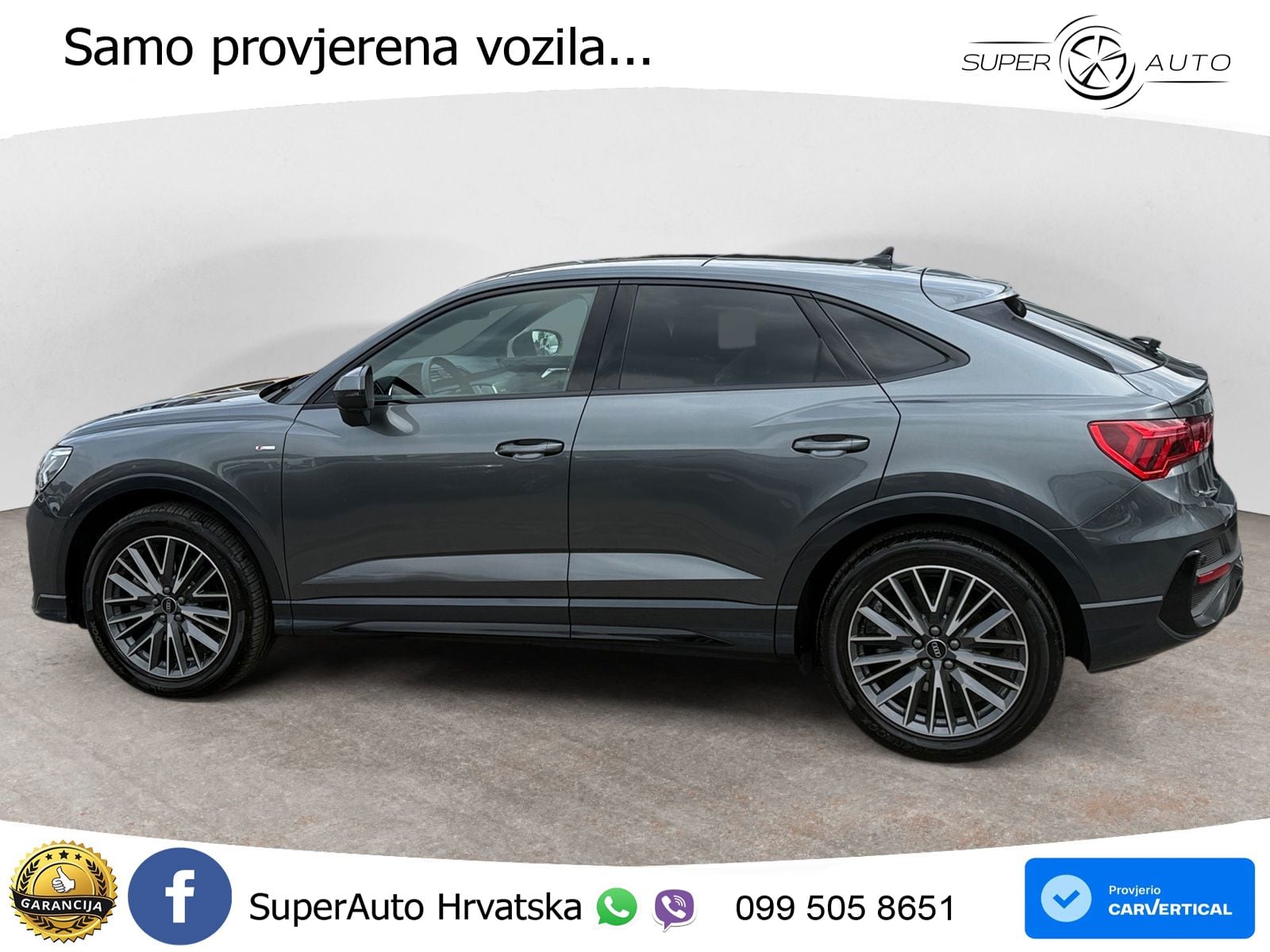 Audi Q3 II Sportback 45 TFSI (245 KS) quattro S tronic S line LED+GR SJED+ACC