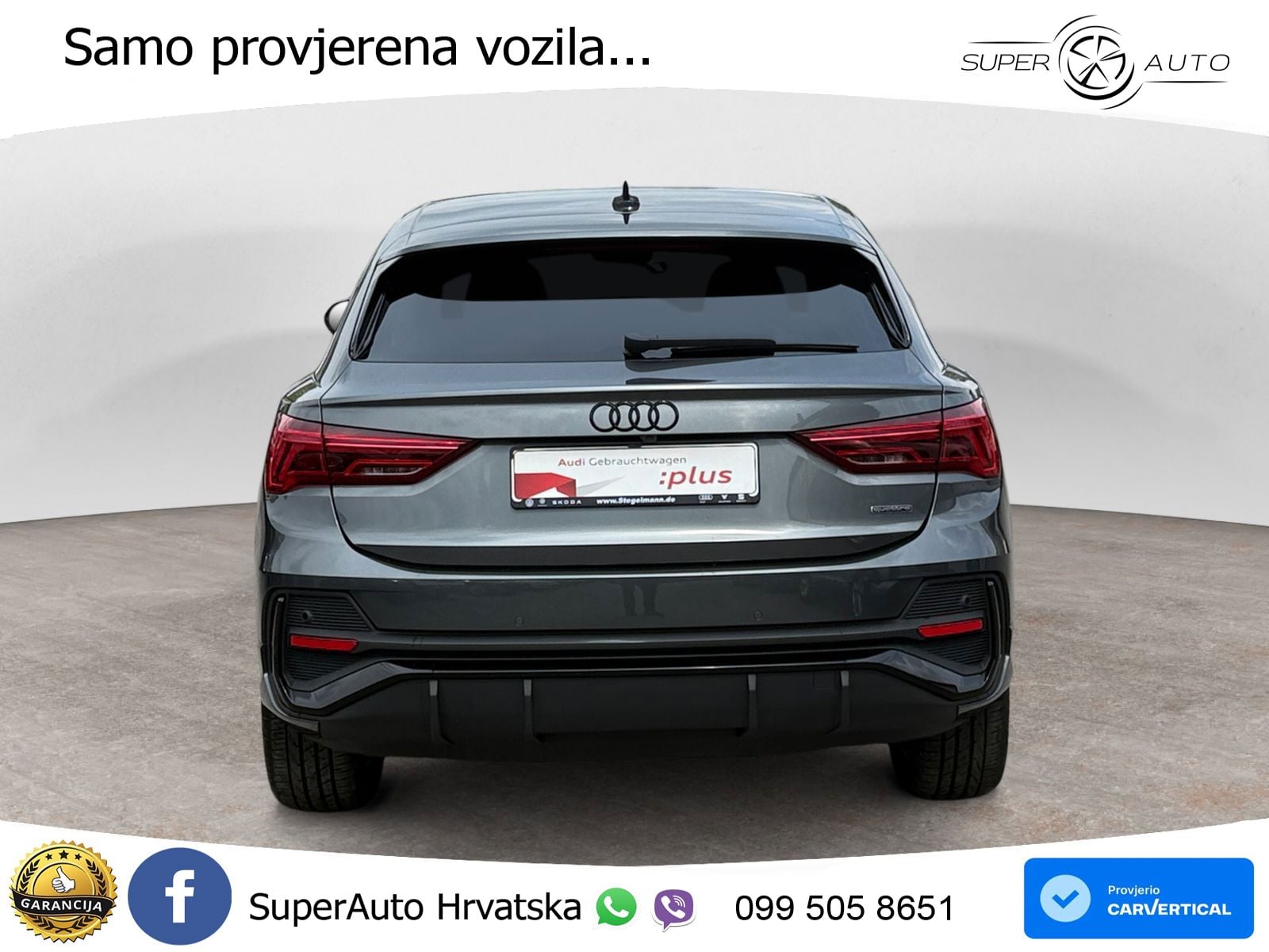 Audi Q3 II Sportback 45 TFSI (245 KS) quattro S tronic S line LED+GR SJED+ACC