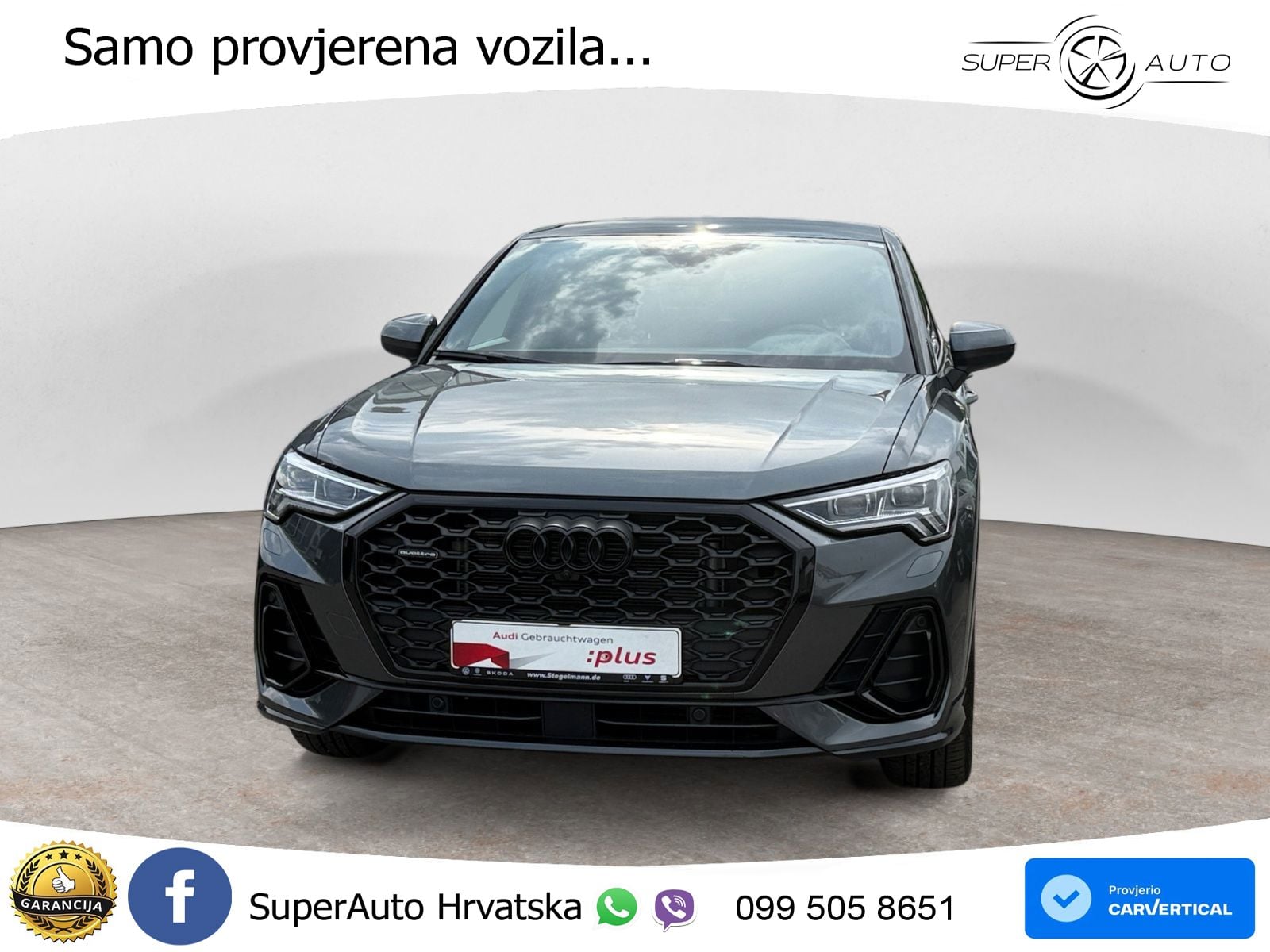 Audi Q3 II Sportback 45 TFSI (245 KS) quattro S tronic S line LED+GR SJED+ACC
