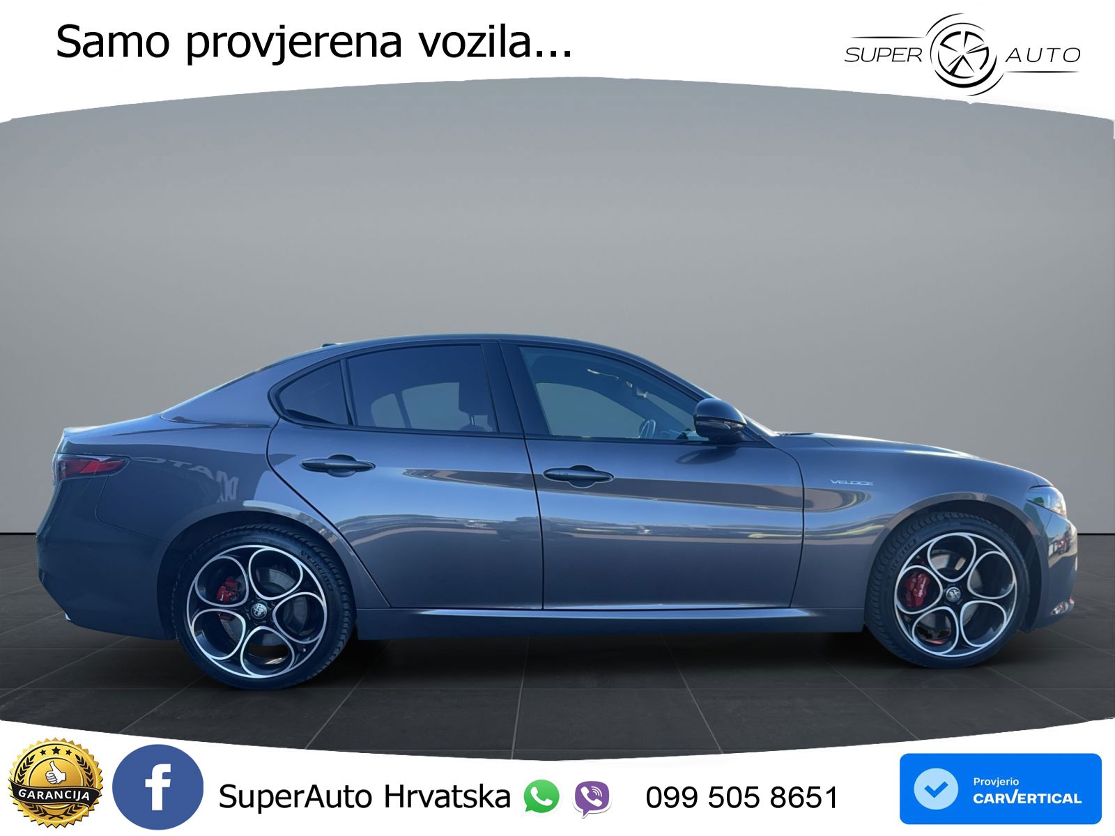 Alfa Romeo Giulia 2.0 Turbo (280 KS) Q4 Automatic LED+GR SJED+ACC
